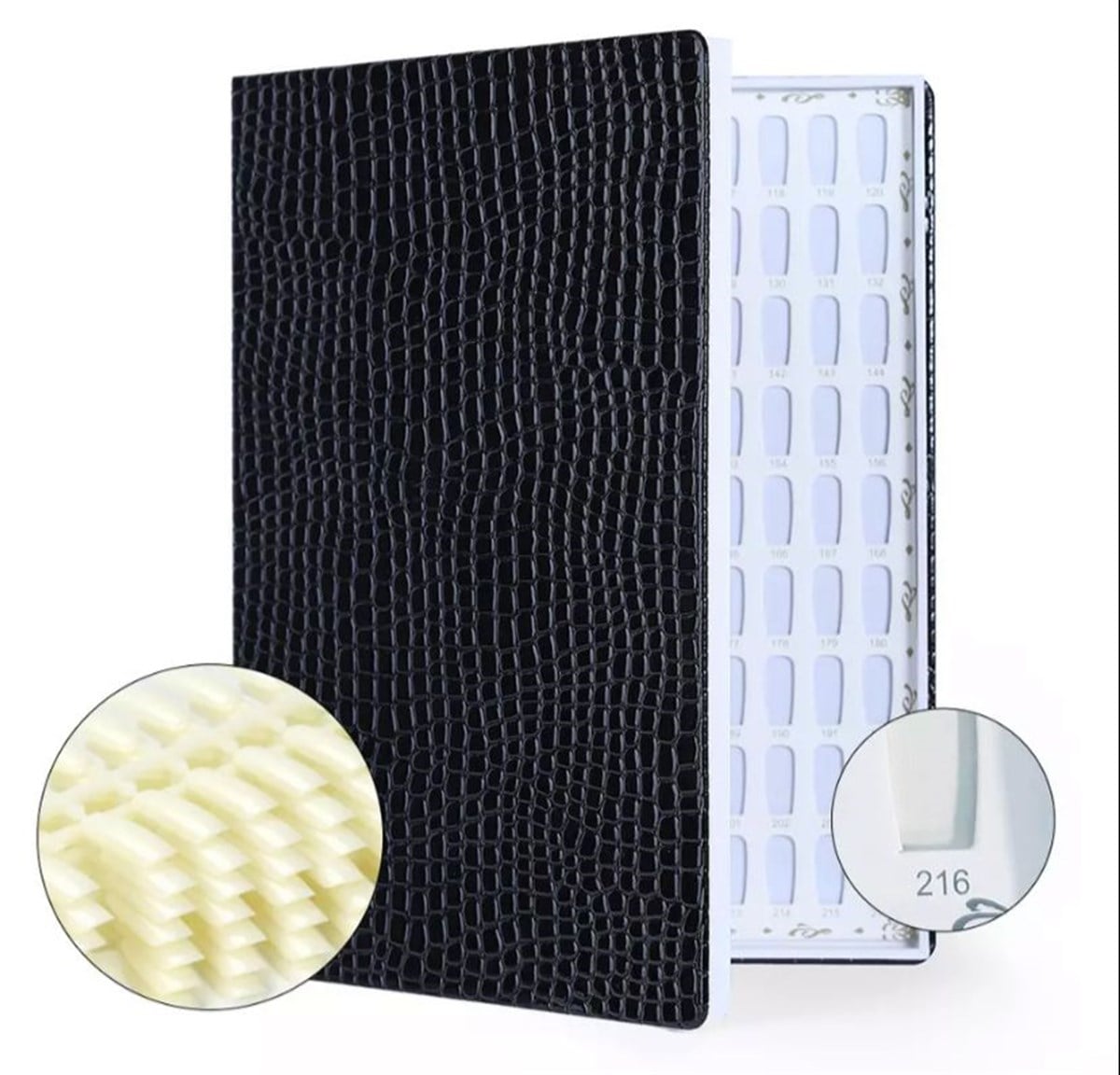 ELLEA NAİL 216 'RENK ALAN KİTAP KATALOG KARTELA & 240 RENK KATALOG RENK  TIRNAĞI 
