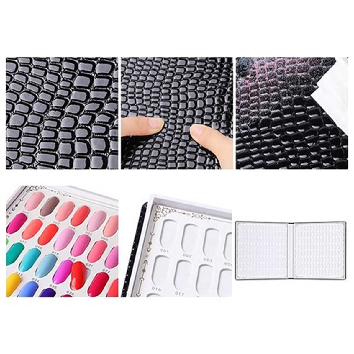 ELLEA NAİL 216 'RENK ALAN KİTAP KATALOG KARTELA & 240 RENK KATALOG RENK  TIRNAĞI 