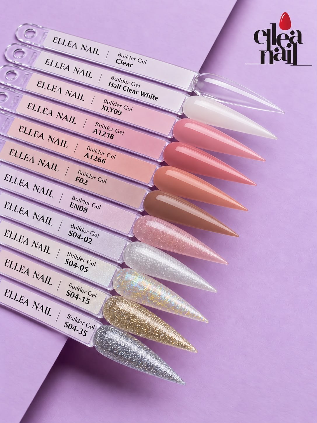 ELLEA NAİL BUILDER GEL 30 ML F02 ( NUDE ) RENK PROTEZ TIRNAK JELİ