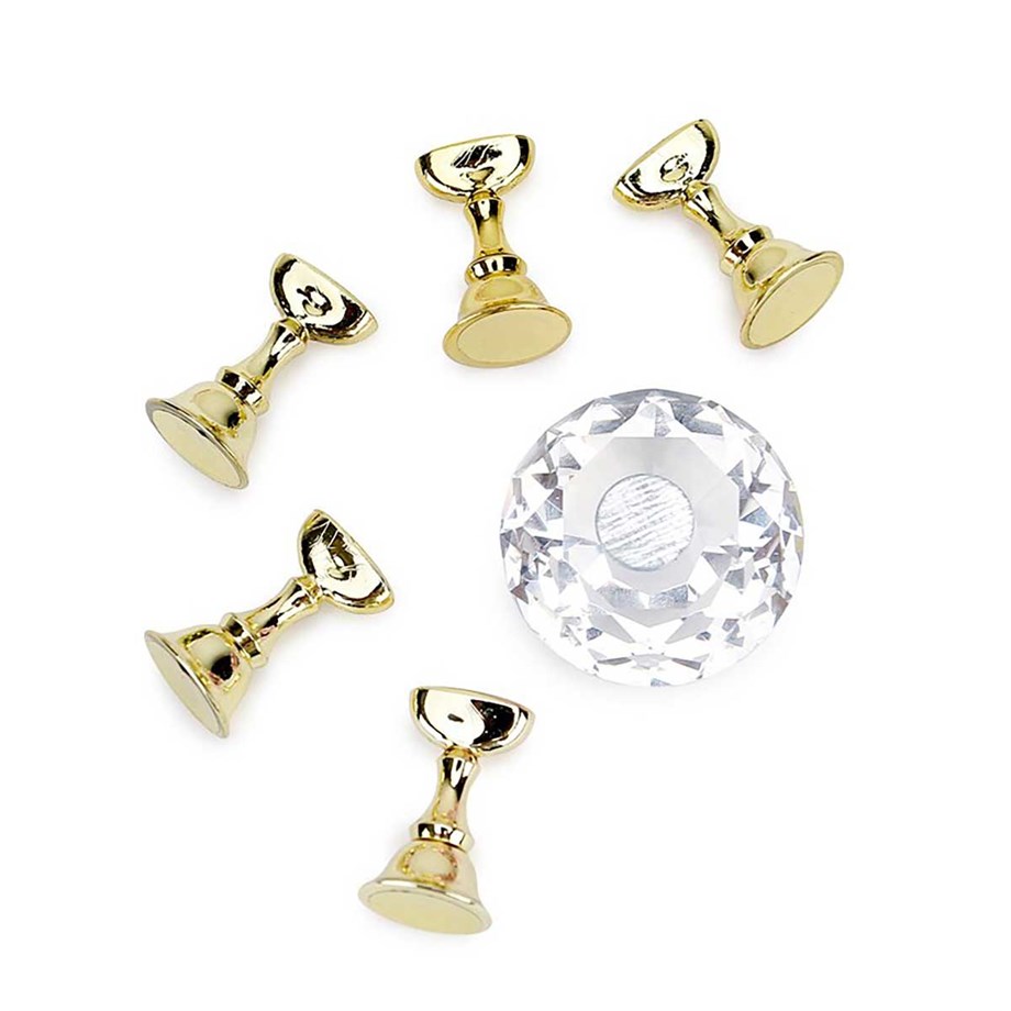 ELLEA NAIL NAIL ART TAŞ KRİSTAL STANDI BEYAZ