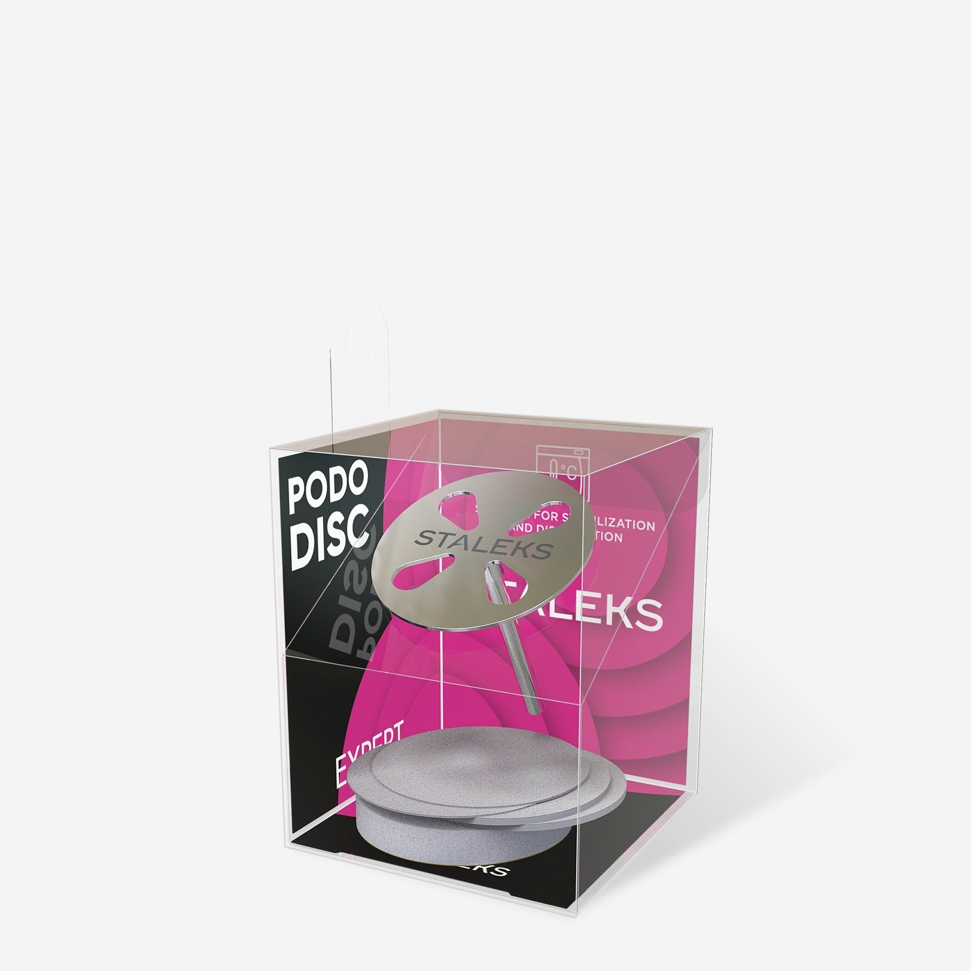 EXPERT PODODISC L DEĞİŞTİRİLEBİLİR YEDEK ZIMPARALI PEDİKÜR DİSKİ 180 GRİT 25 MM 5 ADET