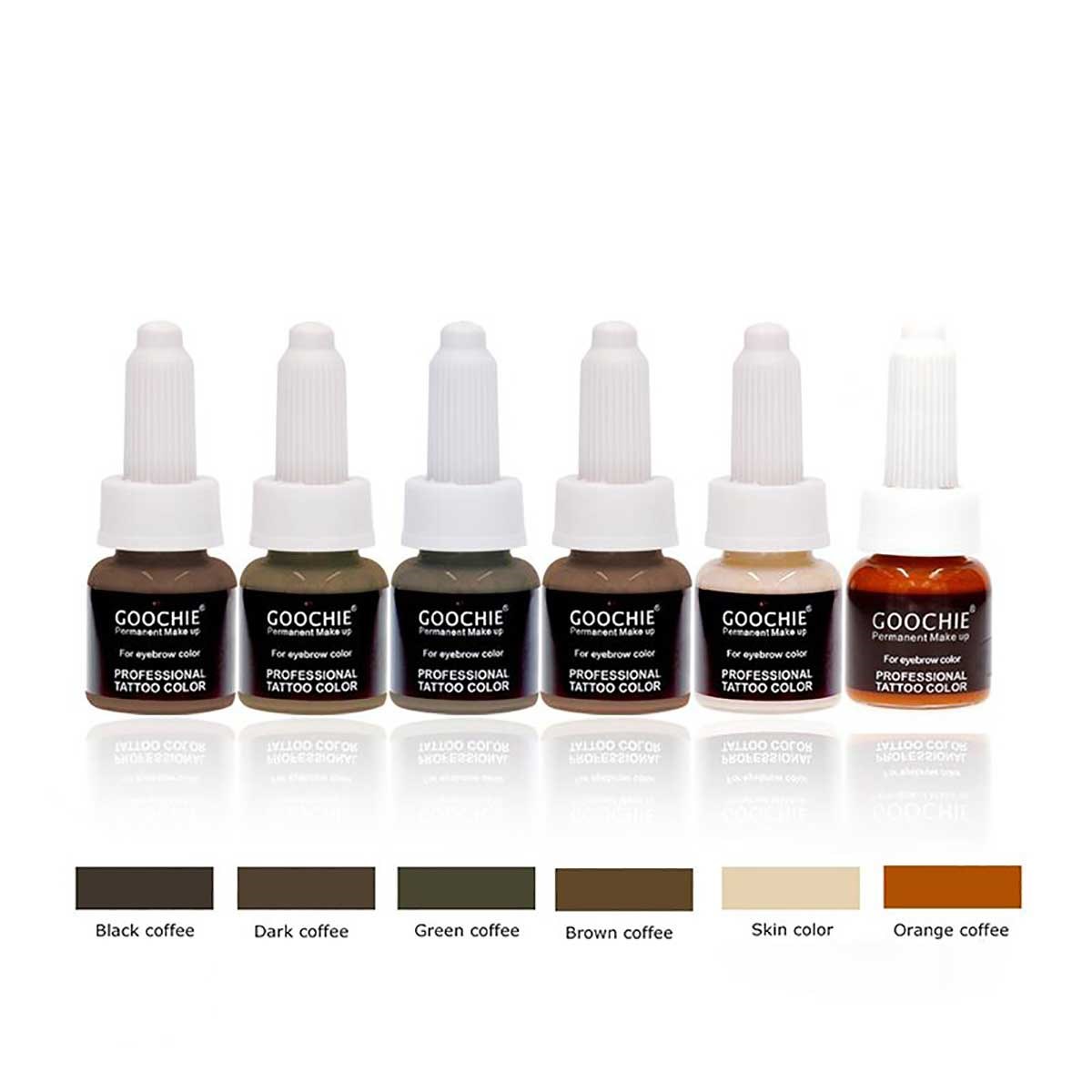 GOOCHIE KALICI MAKYAJ MİCROBLADİNG BOYA DARK COFFEE