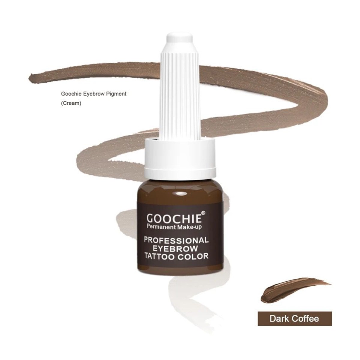 GOOCHIE KALICI MAKYAJ MİCROBLADİNG BOYA DARK COFFEE 10 ML 