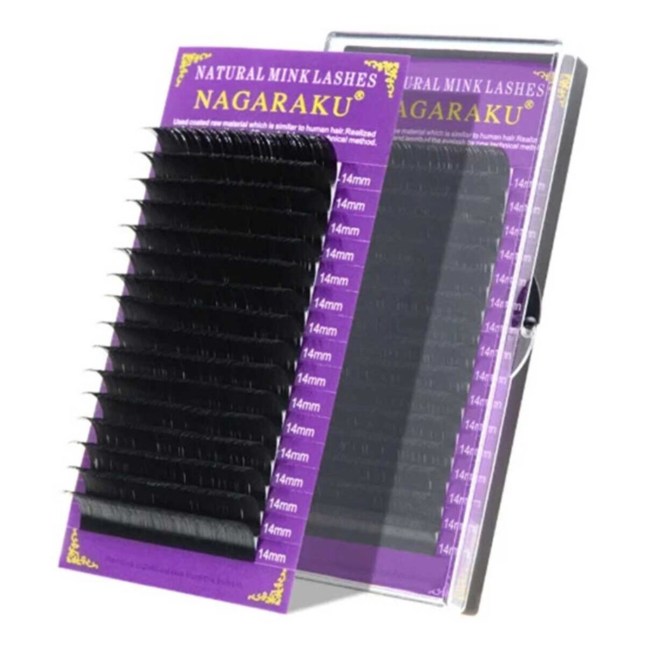 NAGARAKU İPEK KİRPİK D KIVRIM 0,15 KALINLIK - 15MM UZUNLUK