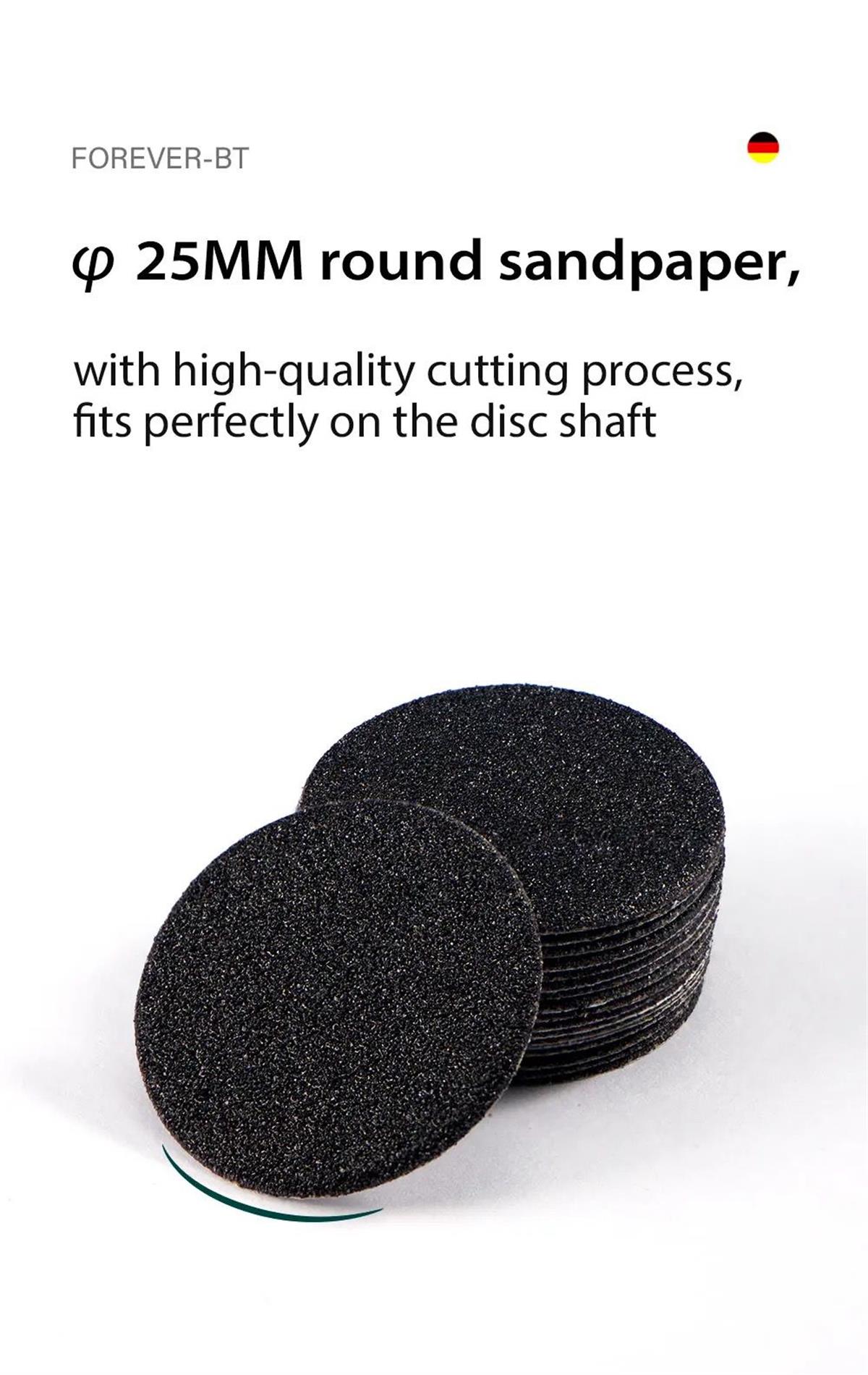 PODODİSK YEDEK ZIMPARA MEDİUM 25 MM 100 ADET