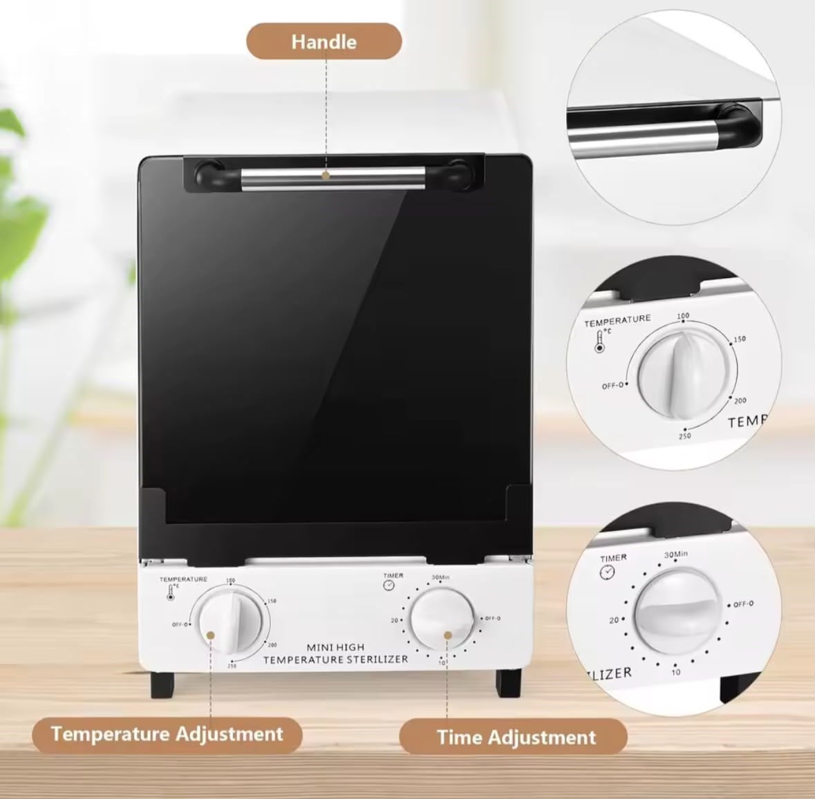 SANITIZING YÜKSEK ISILI STERİLİZASYON MAKİNESİ 12 L İÇ HACİM 1000W