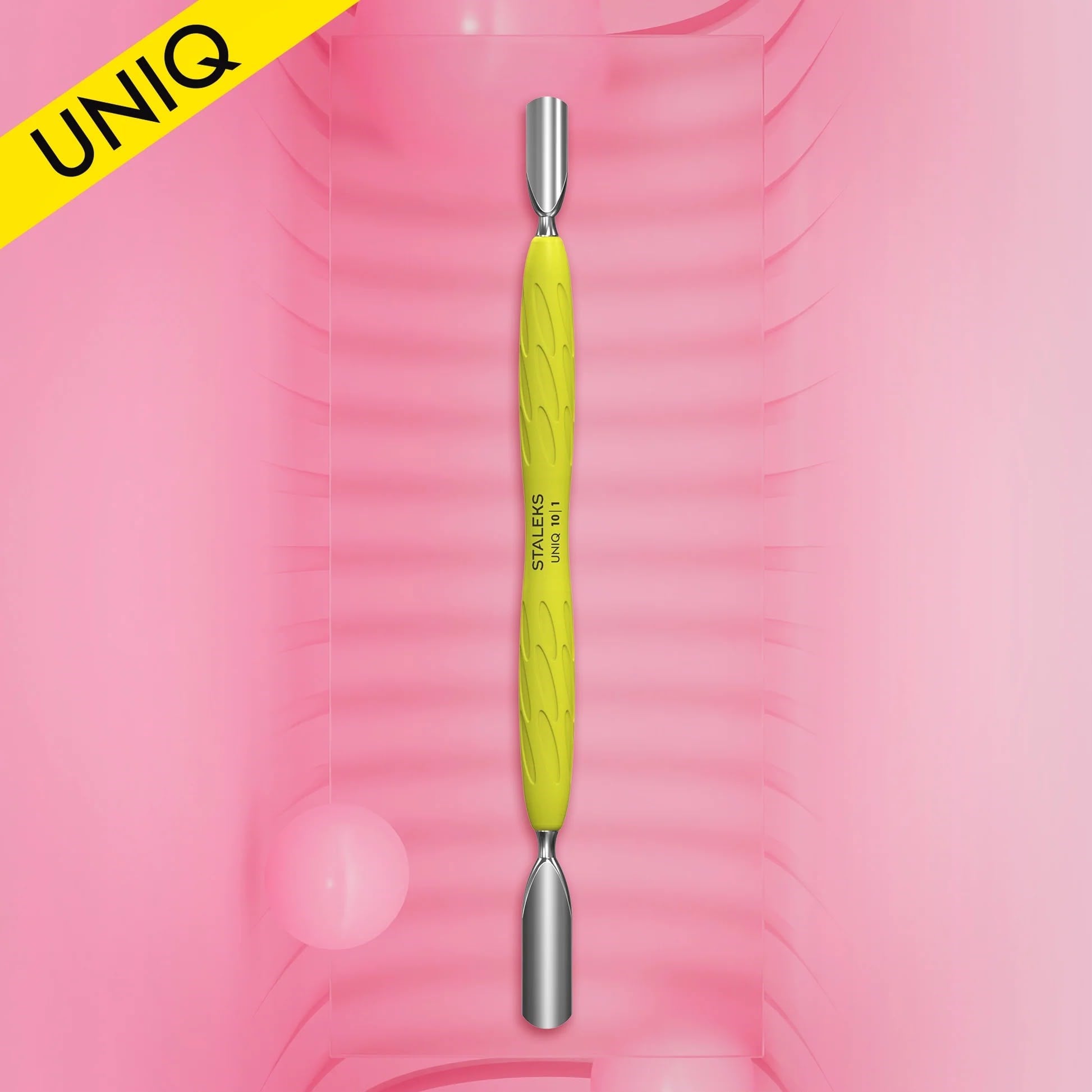 UNIQ 10 TYPE 1 GUMMY GENİŞ YUVARLAK ET İTİCİ VE DAR YUVARLAK ET İTİCİ (SARI)