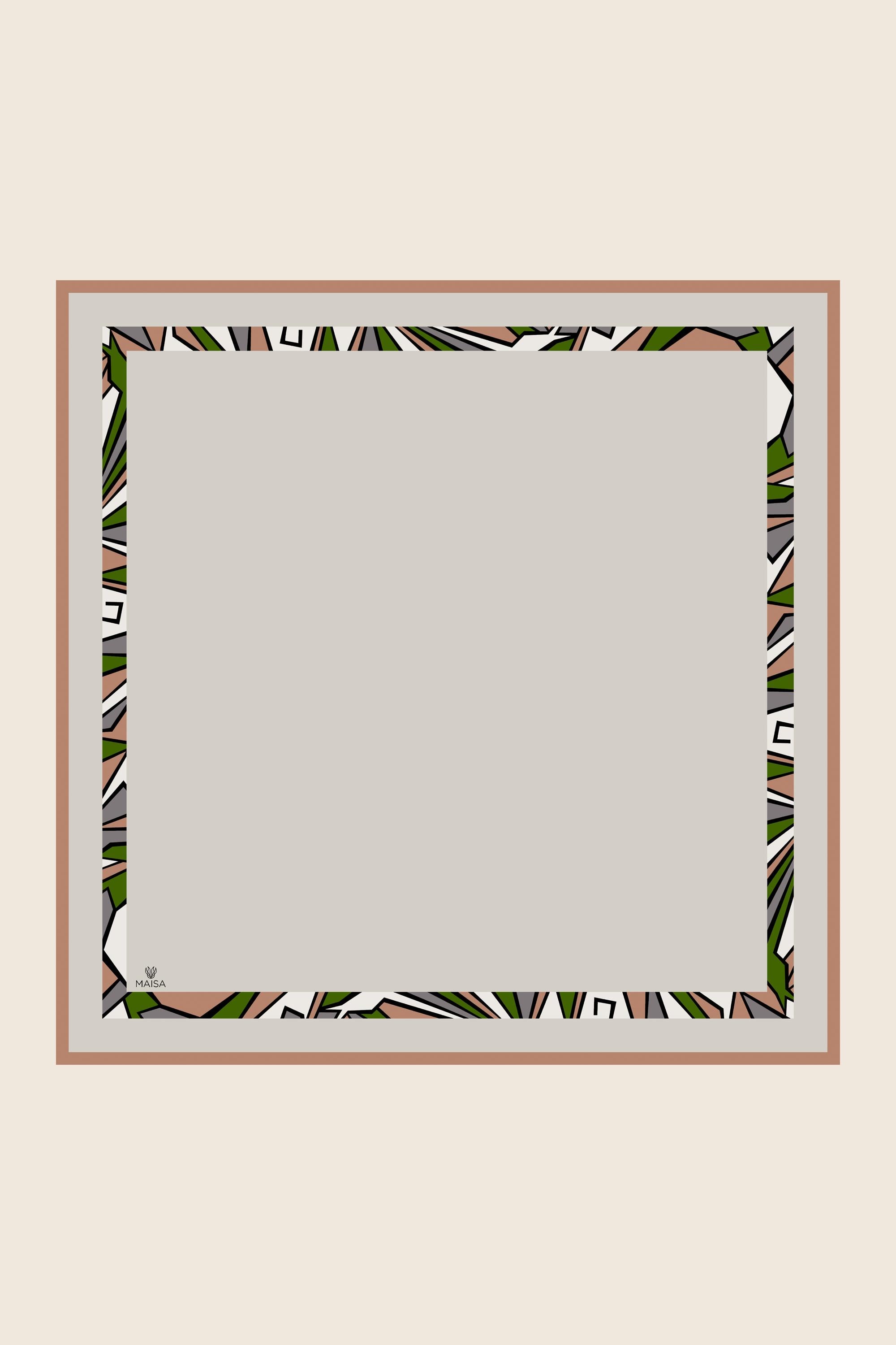 ADEN MULBERRY İPEK EŞARP 90*90 CM - BEJ