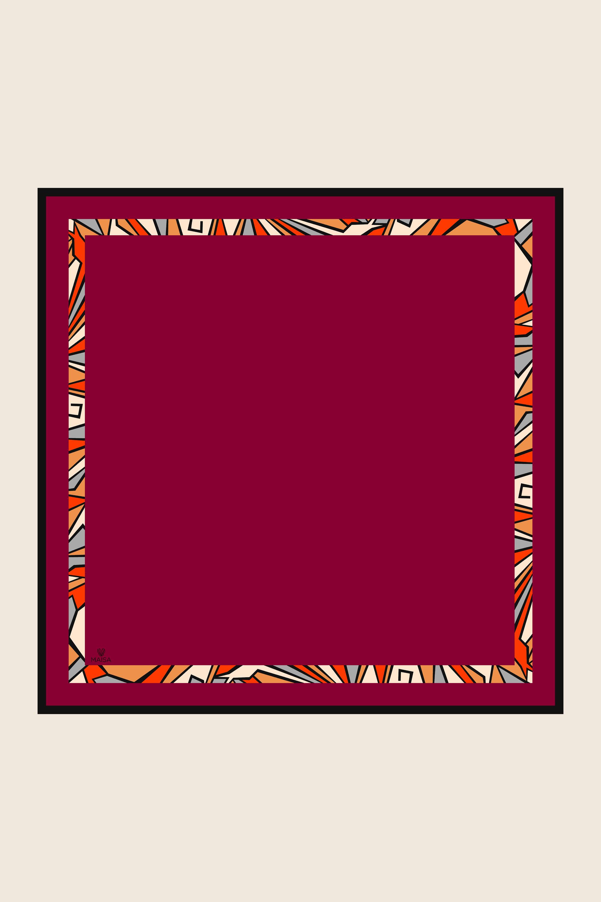 ADEN MULBERRY İPEK EŞARP 90*90 CM - FUŞYA