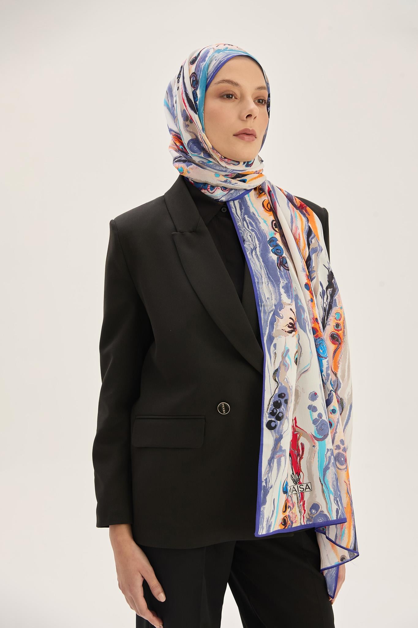 ALAZ FLOŞ VİSKON 70*190CM ŞAL - LEYLAK 