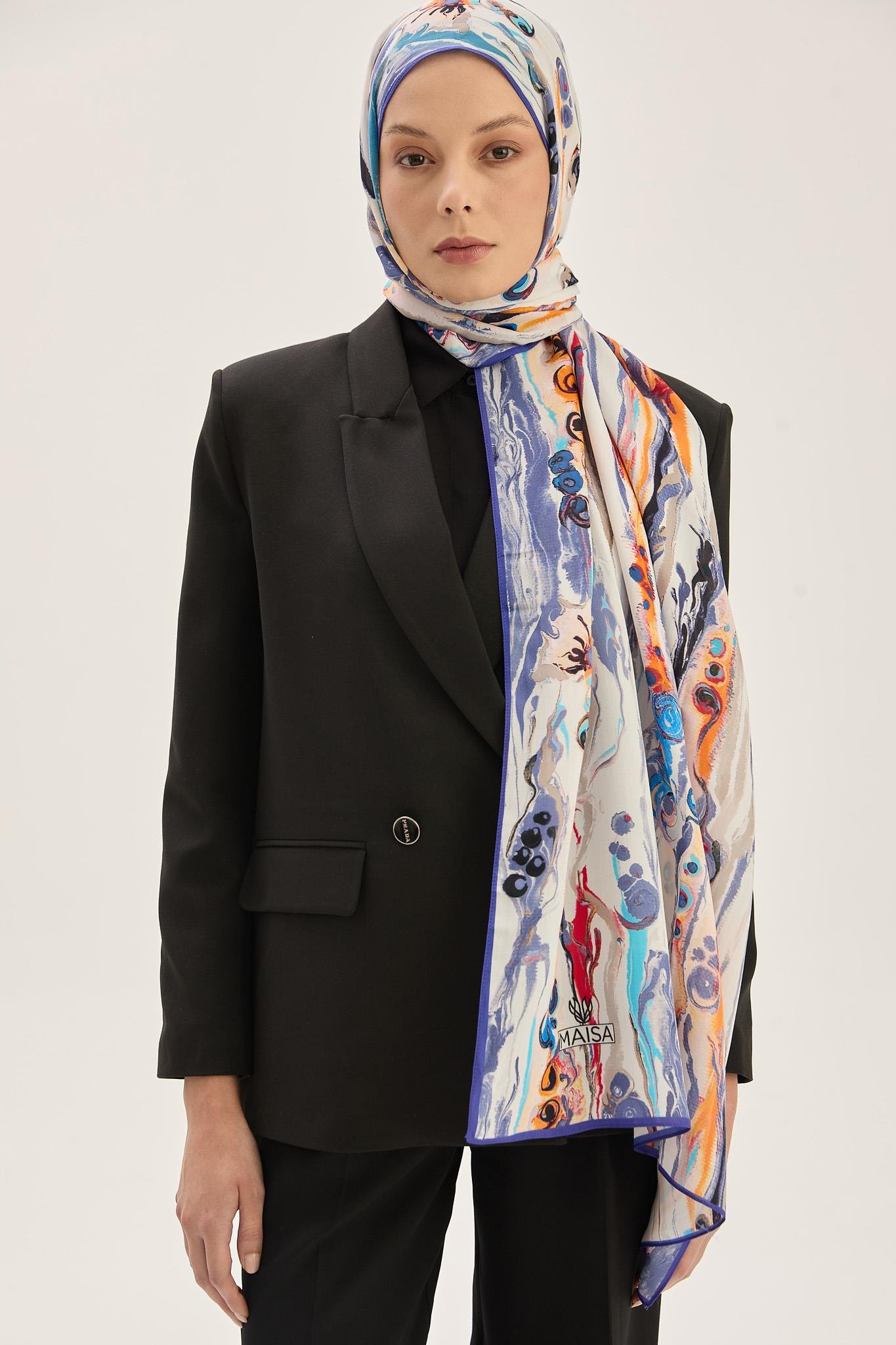 ALAZ FLOŞ VİSKON 70*190CM ŞAL - LEYLAK 