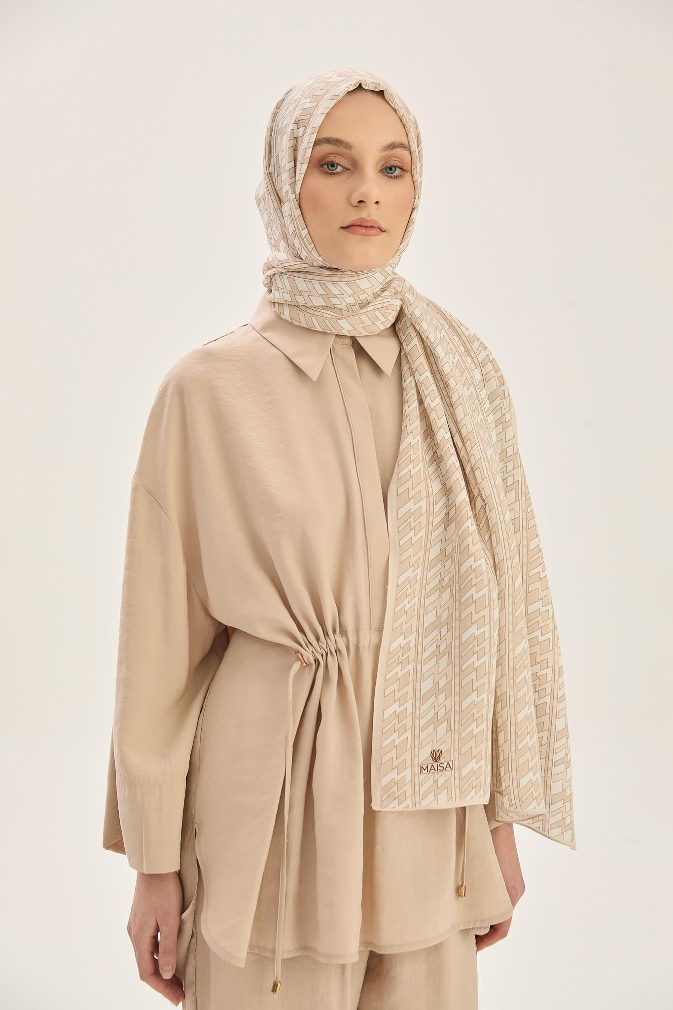 ARF FLOŞ VİSKON 70*190CM ŞAL - BEJ 