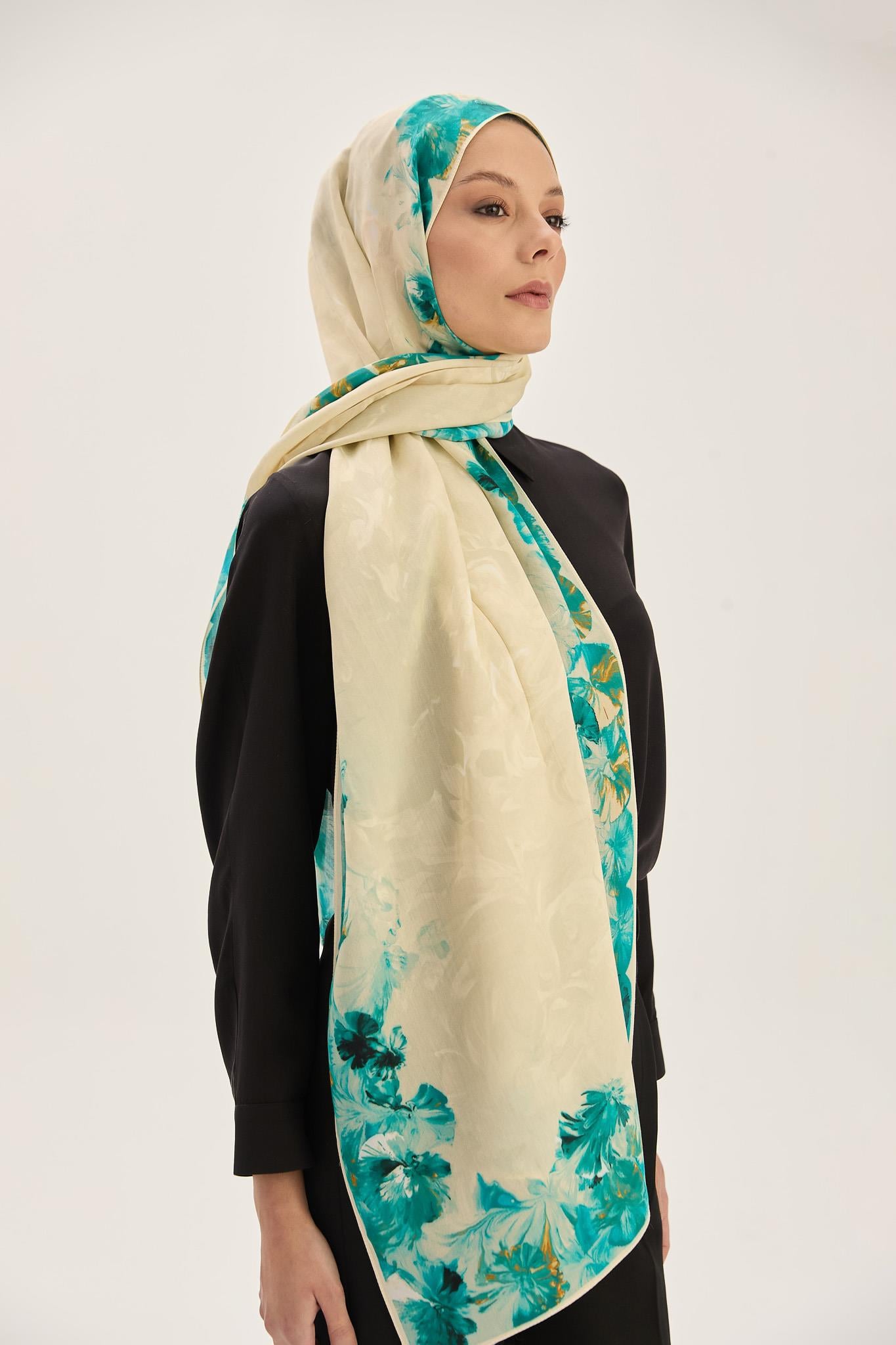 ARUS FLOŞ VİSKON 70*190CM ŞAL - BEJ 