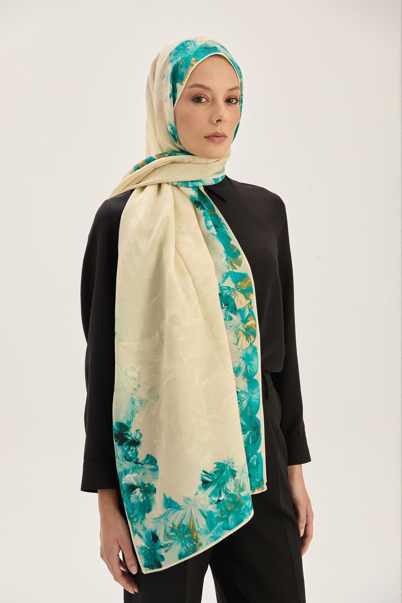 ARUS FLOŞ VİSKON 70*190CM ŞAL - BEJ 