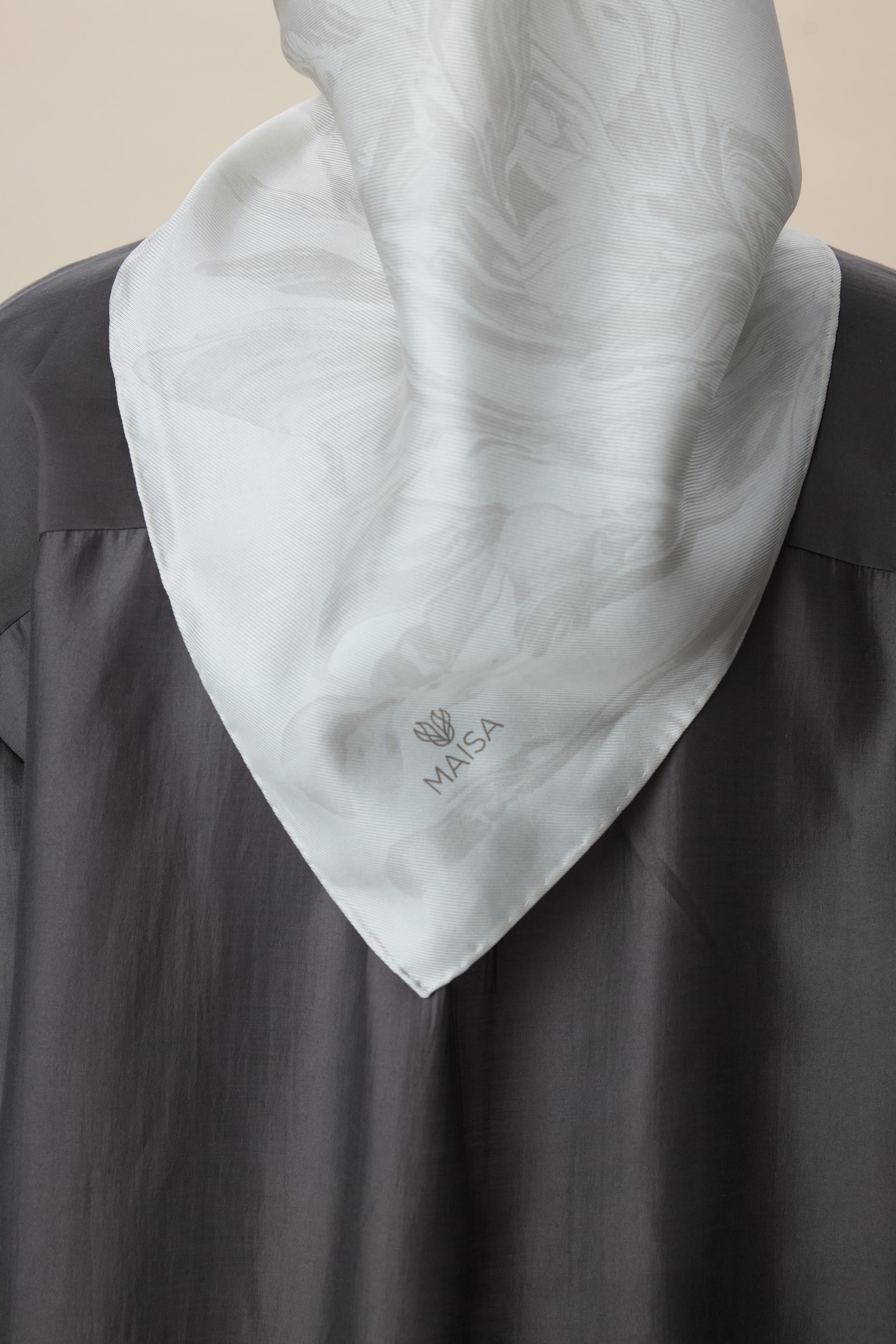 BUĞU MULBERRY İPEK EŞARP 90*90 CM - BEJ