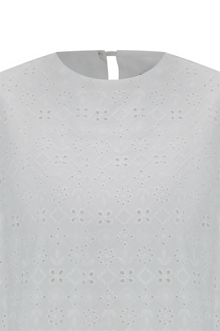 BUİ BRODE CROP - BEYAZ