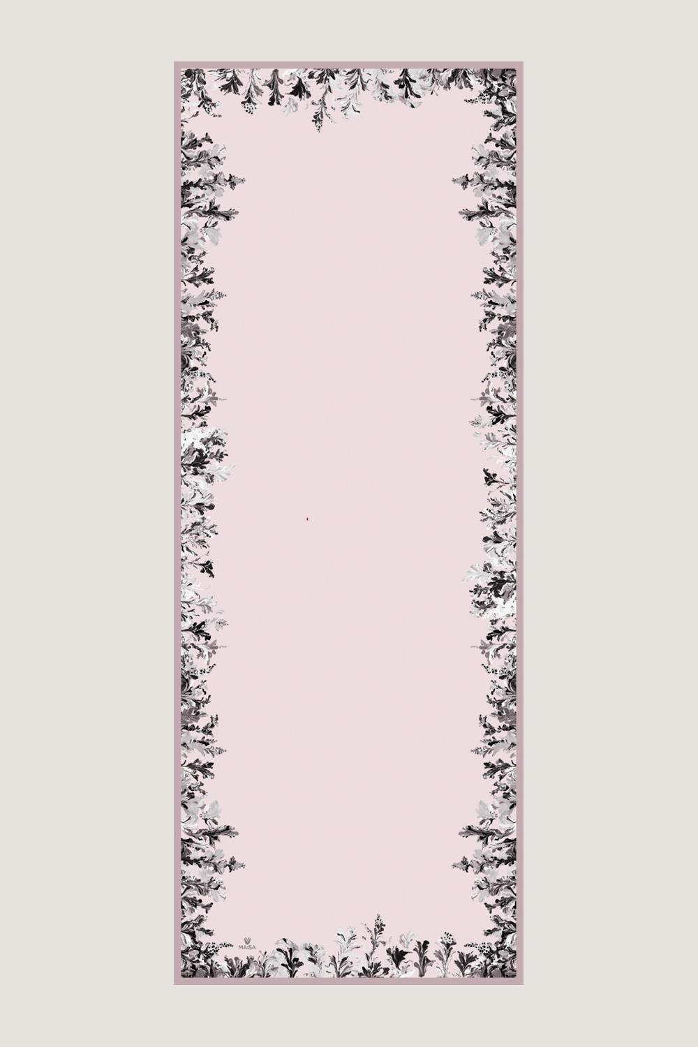 BURCU MULBERRY İPEK ŞAL 70*190 CM - GÜL KURUSU