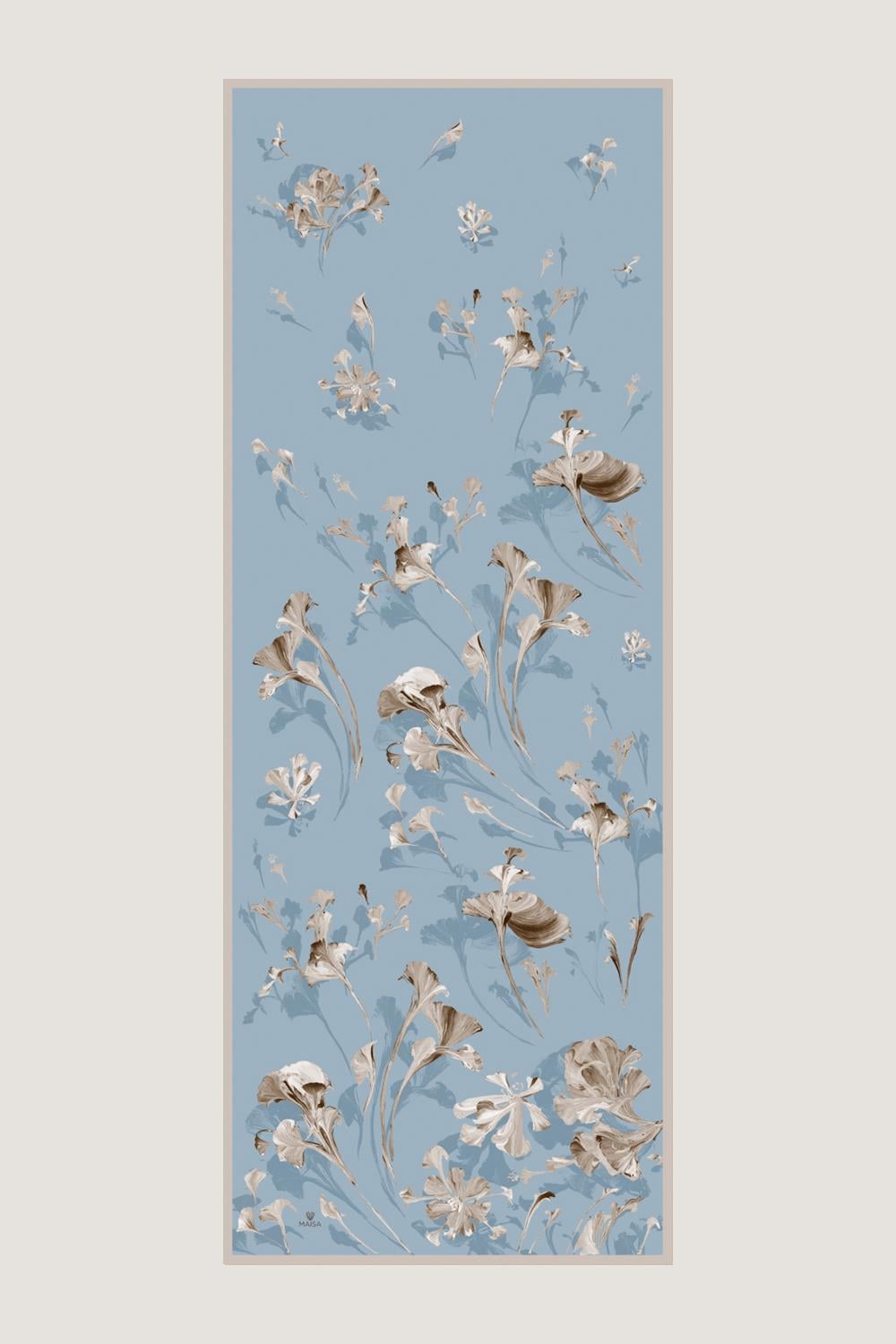 EFLİN MULBERRY İPEK ŞAL 70*190 CM - VİZON