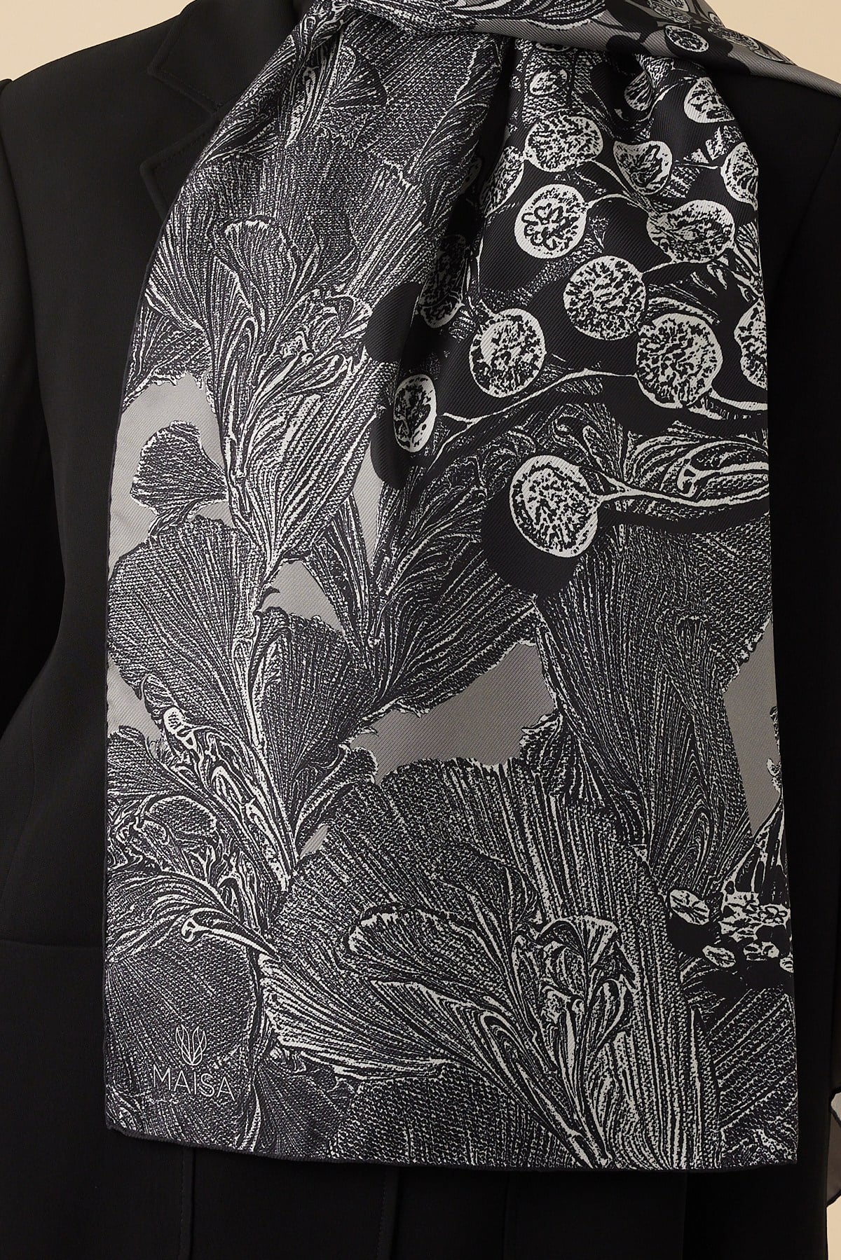 EFNA MULBERRY İPEK ŞAL 70*190 CM - AÇIK GRİ