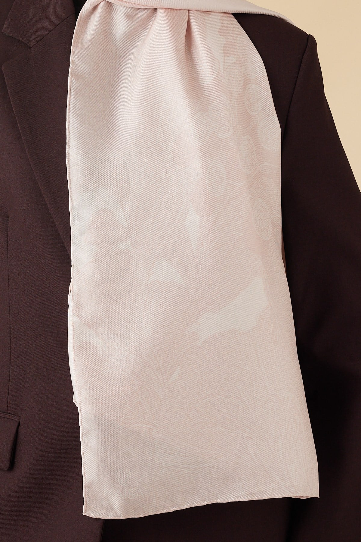 EFNA MULBERRY İPEK ŞAL 70*190 CM - PUDRA PEMBE