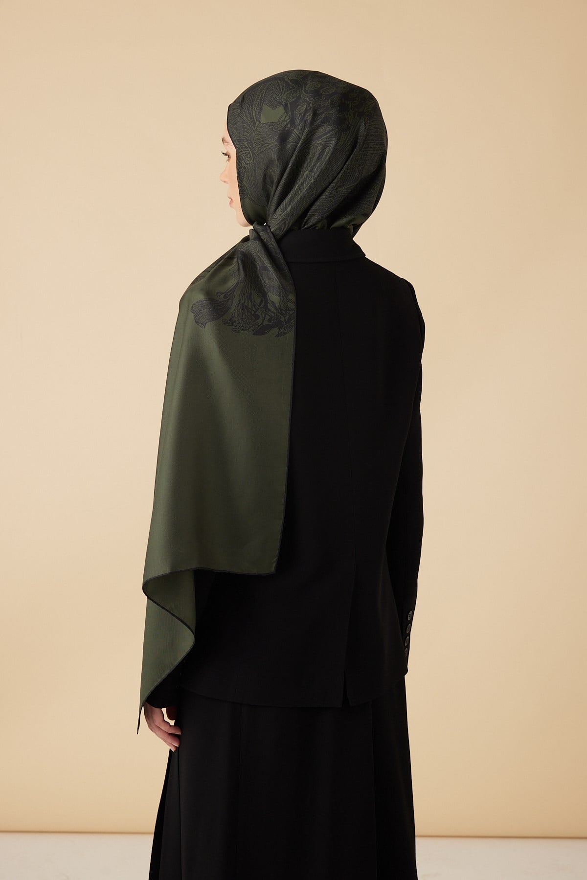 EFNA MULBERRY İPEK ŞAL 70*190 CM - YEŞİL