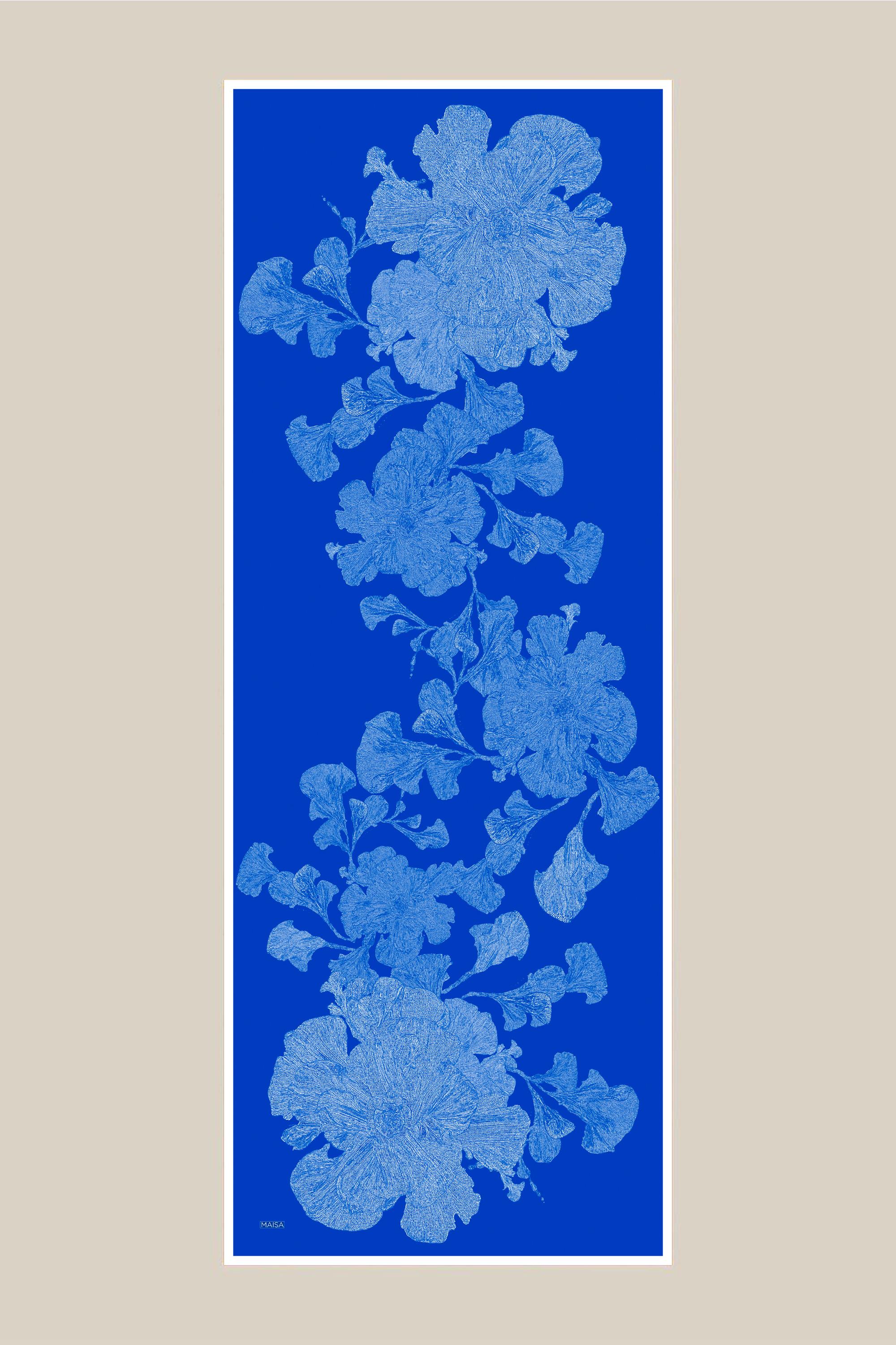 FARAH MULBERRY İPEK ŞAL 70*190 - SAKS