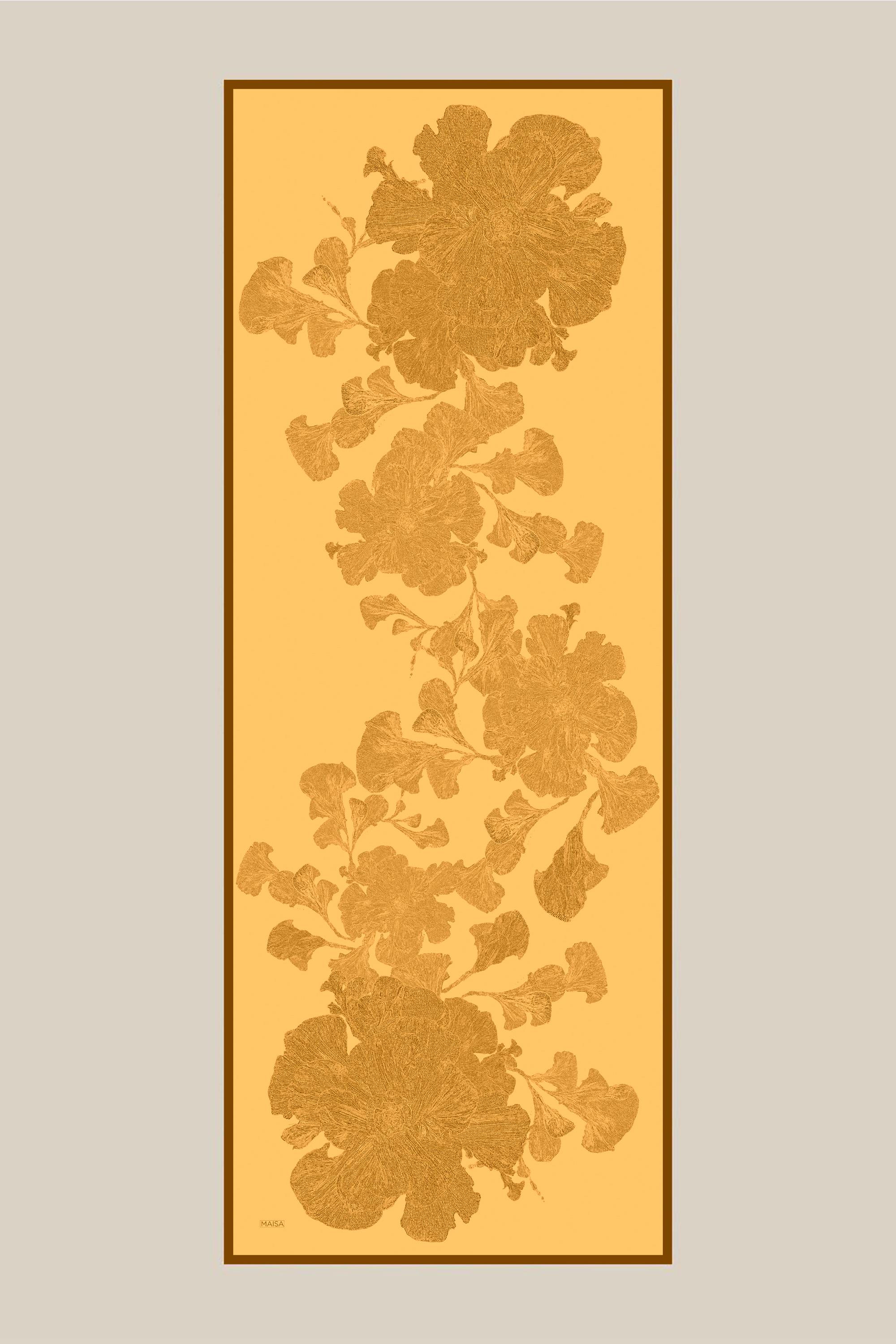 FARAH MULBERRY İPEK ŞAL 70*190 - SARI