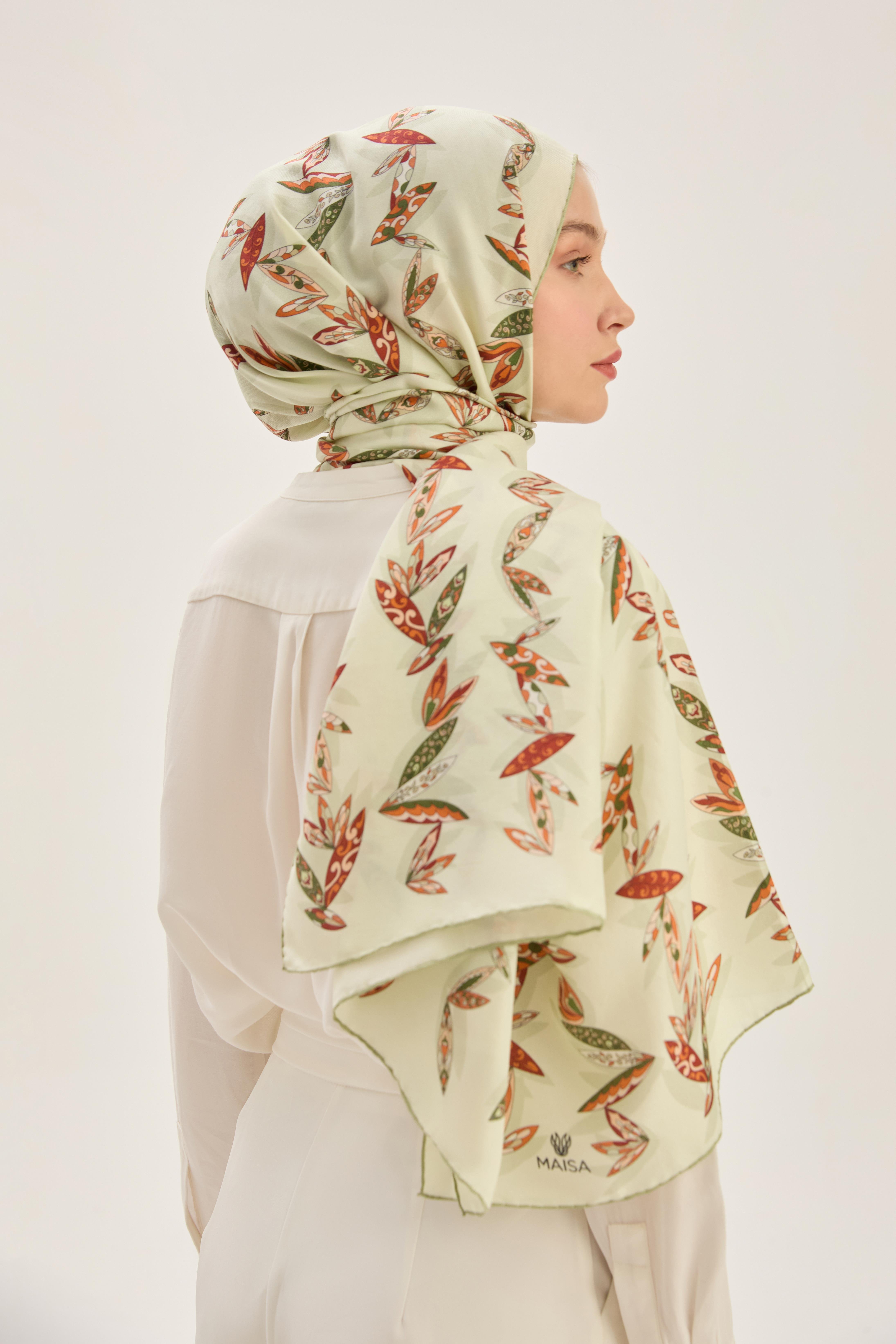 FER PAMUK İPEK ŞAL 70*190 CM - FISTIK YEŞİLİ