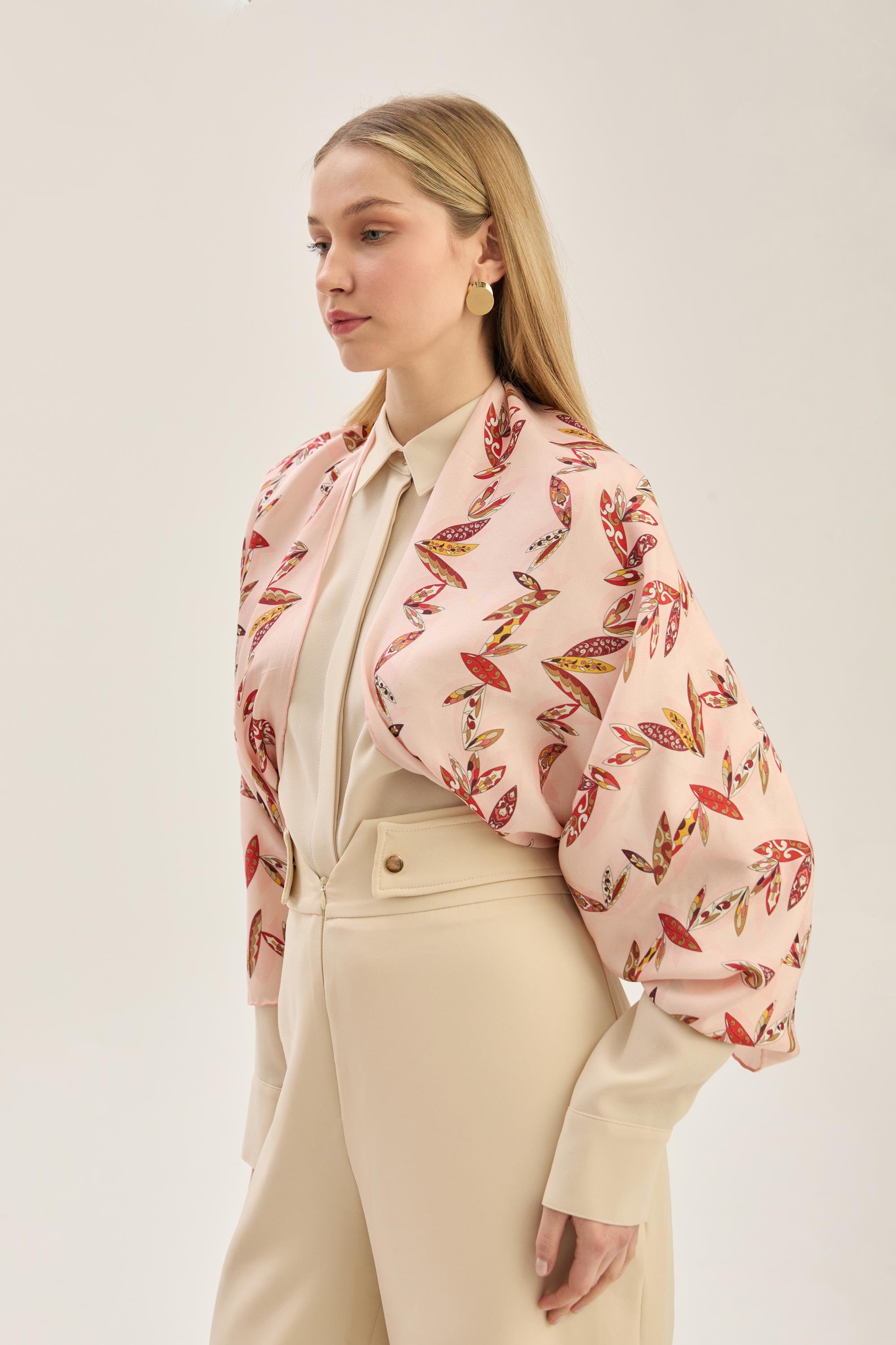 FER PAMUK İPEK ŞAL 70*190 CM - SOMON