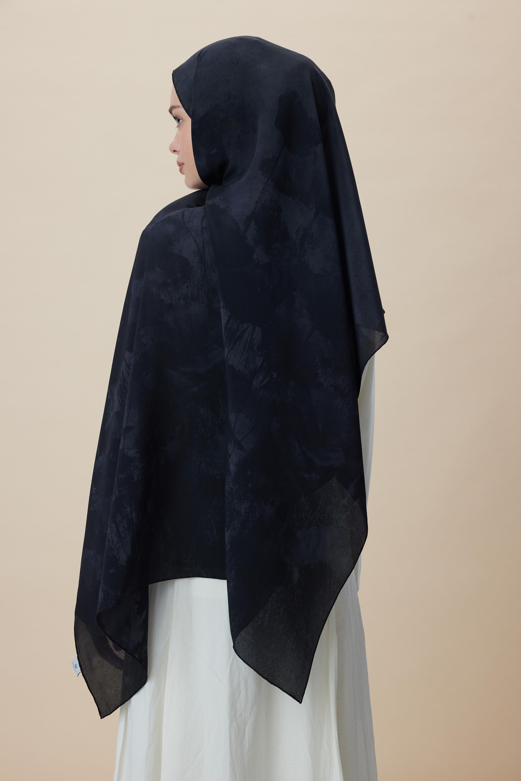 GELİNCİK KREP İPEK ŞAL 70*190 CM - ANTRASİT