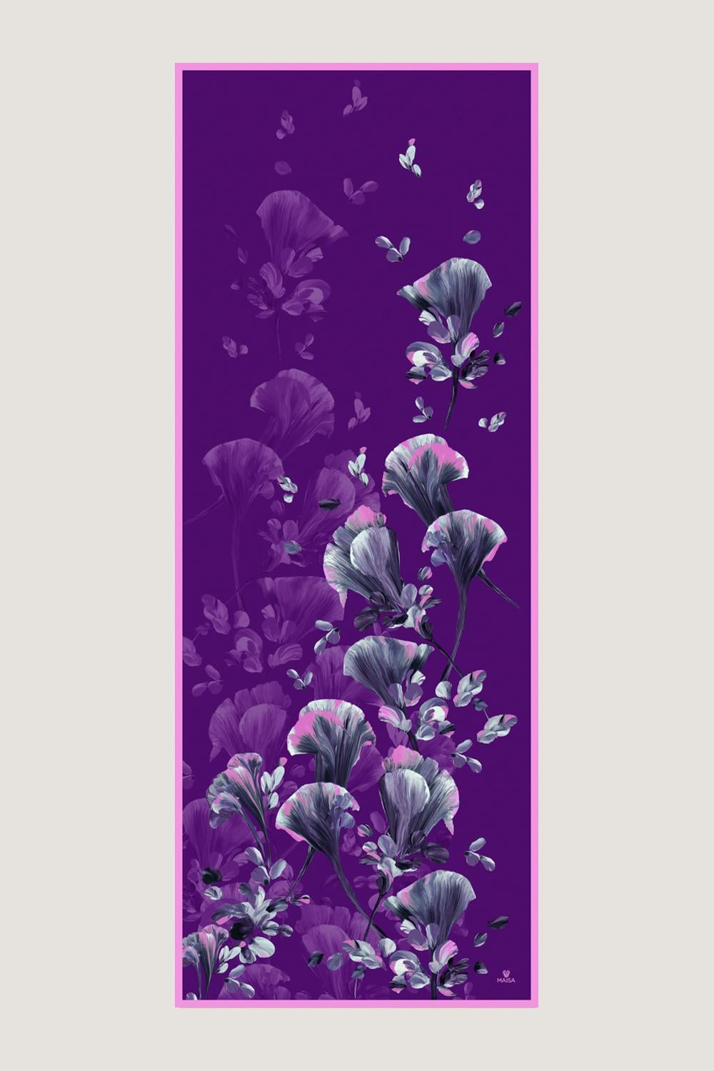 GEM PAMUK İPEK ŞAL 70*190 CM - MOR