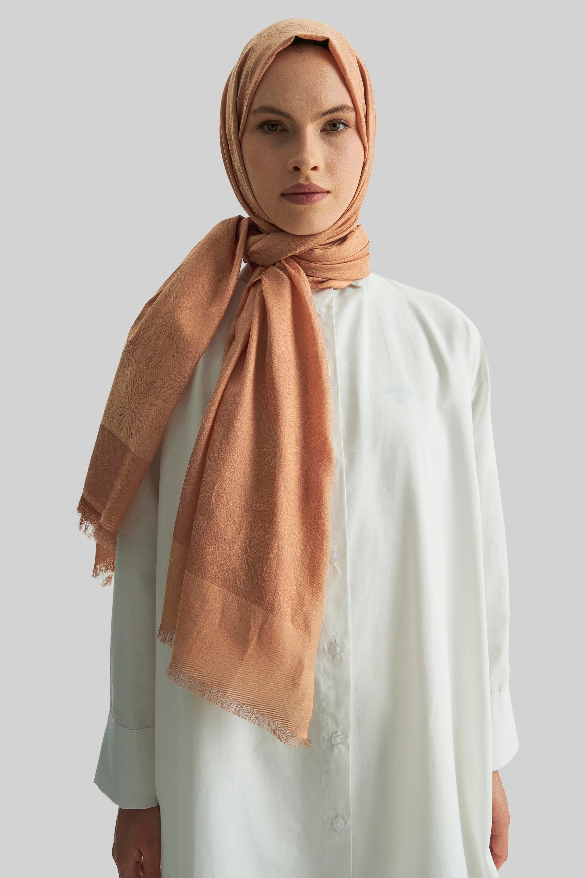 LİZAY PAMUK İPEK ŞAL-TABA