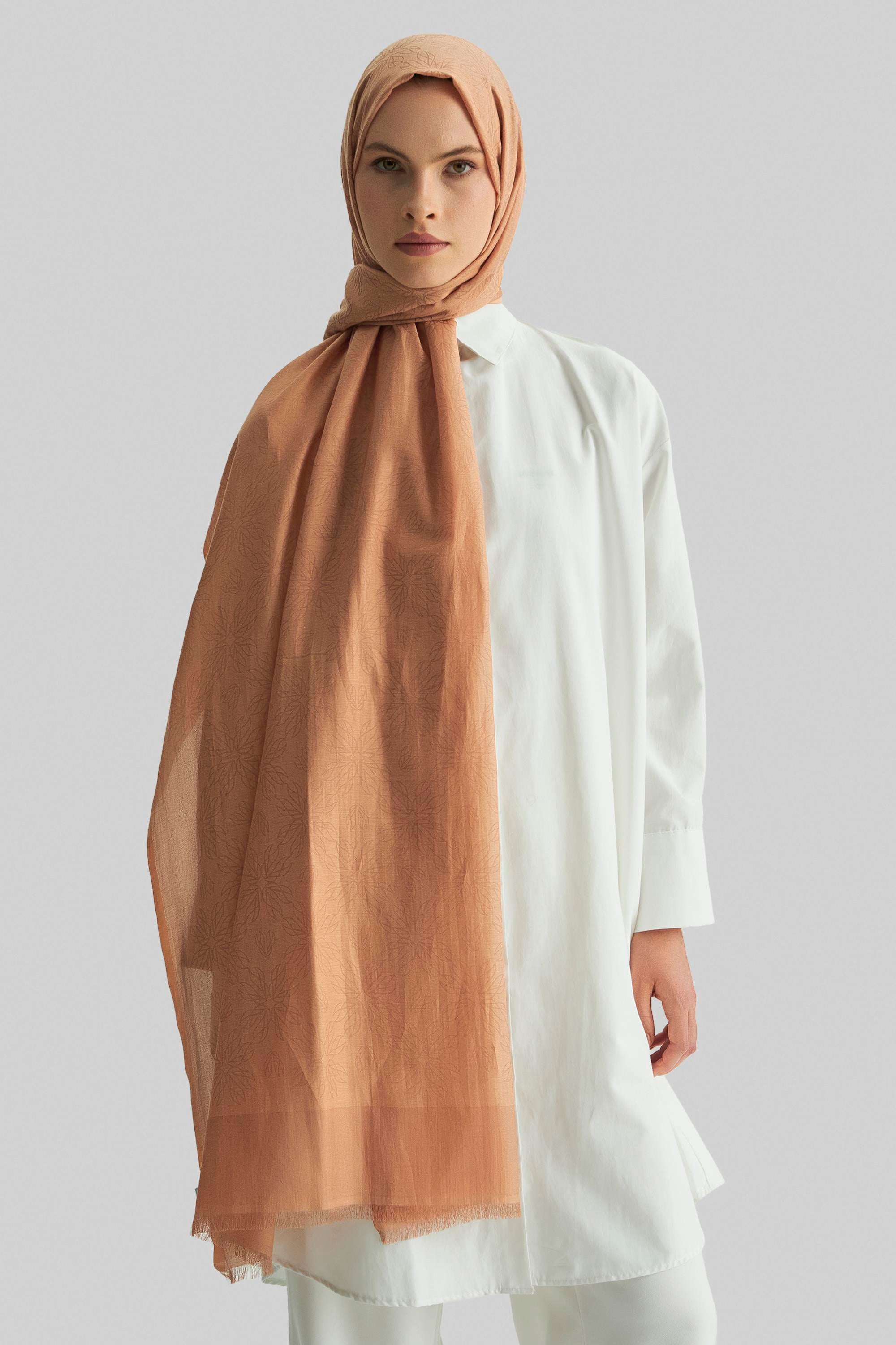 LİZAY PAMUK İPEK ŞAL-TABA