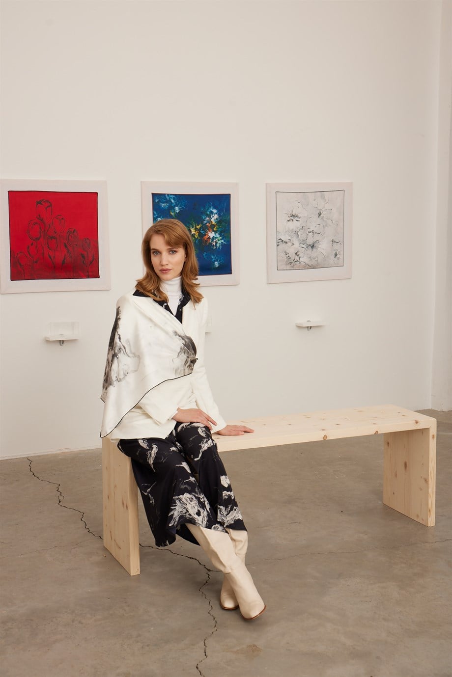 SAM TİVİL İPEK EŞARP