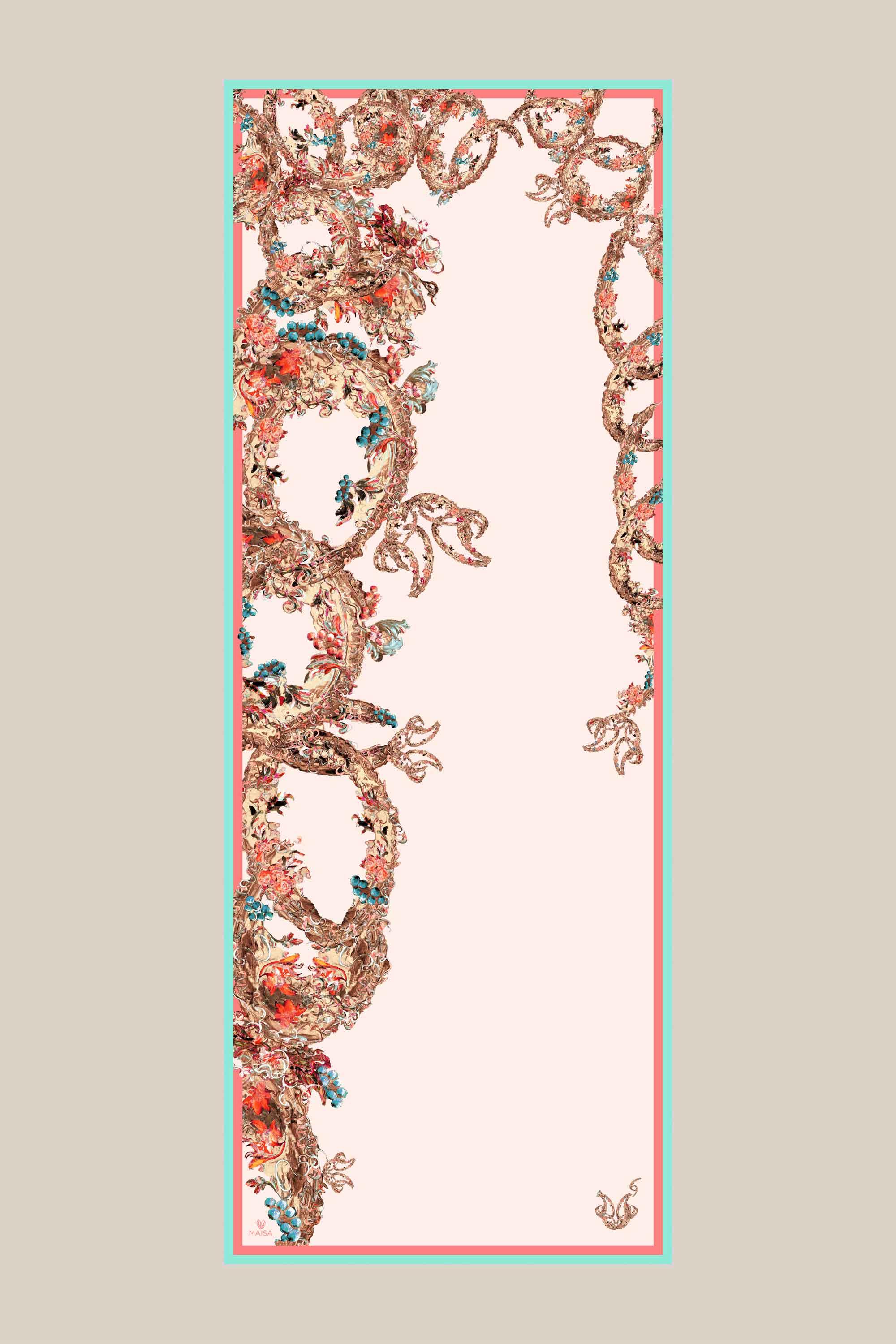ŞEBNEM FLOŞ VİSKON ŞAL 70*190 CM - PUDRA PEMBE