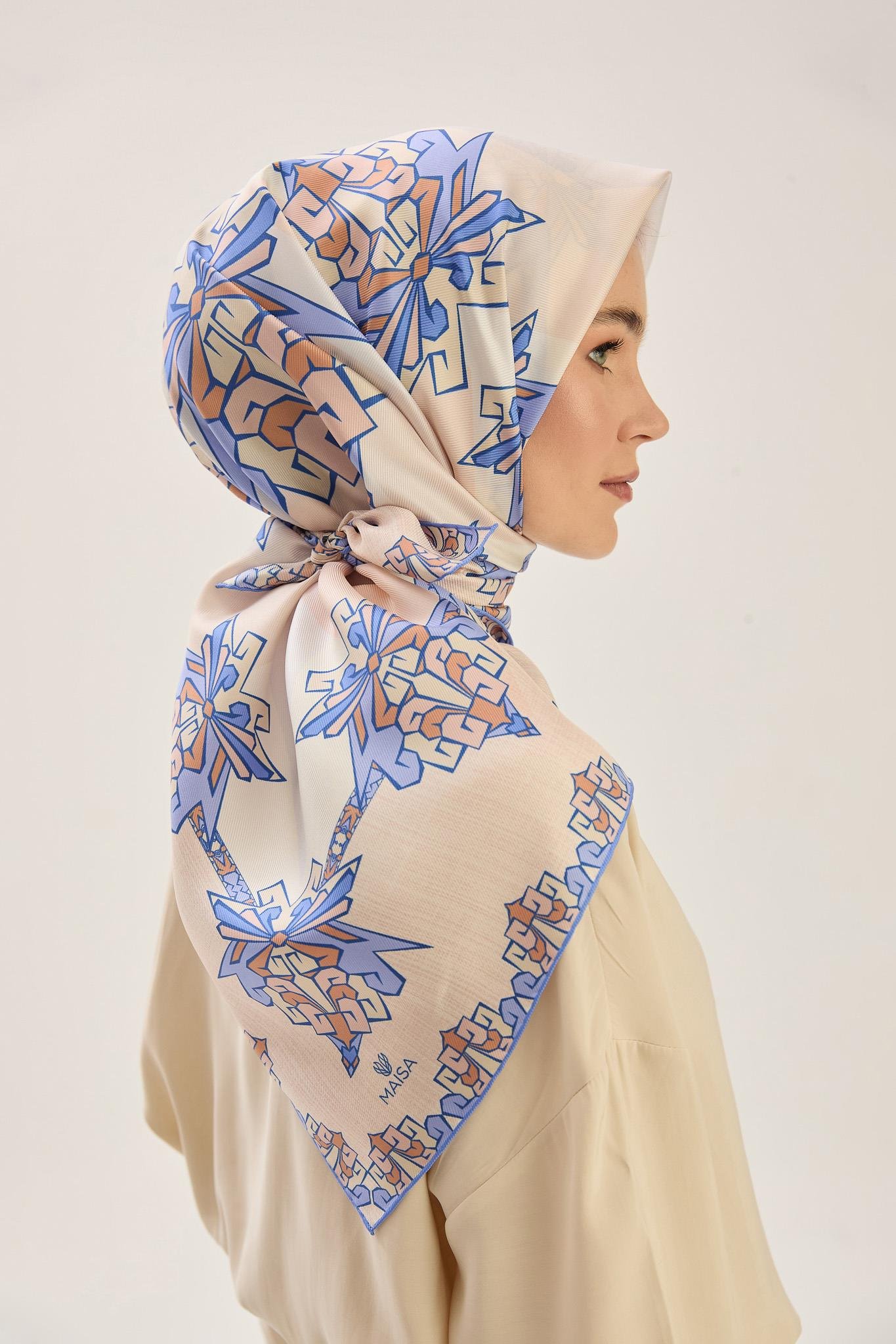 ŞİMAL MULBERRY İPEK EŞARP 90*90 CM - MOR