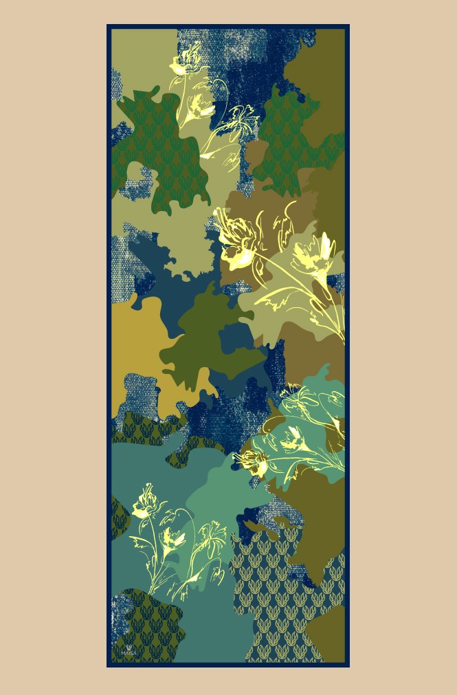SİMAY YÜN MODAL ŞAL 70*200 CM - YEŞİL
