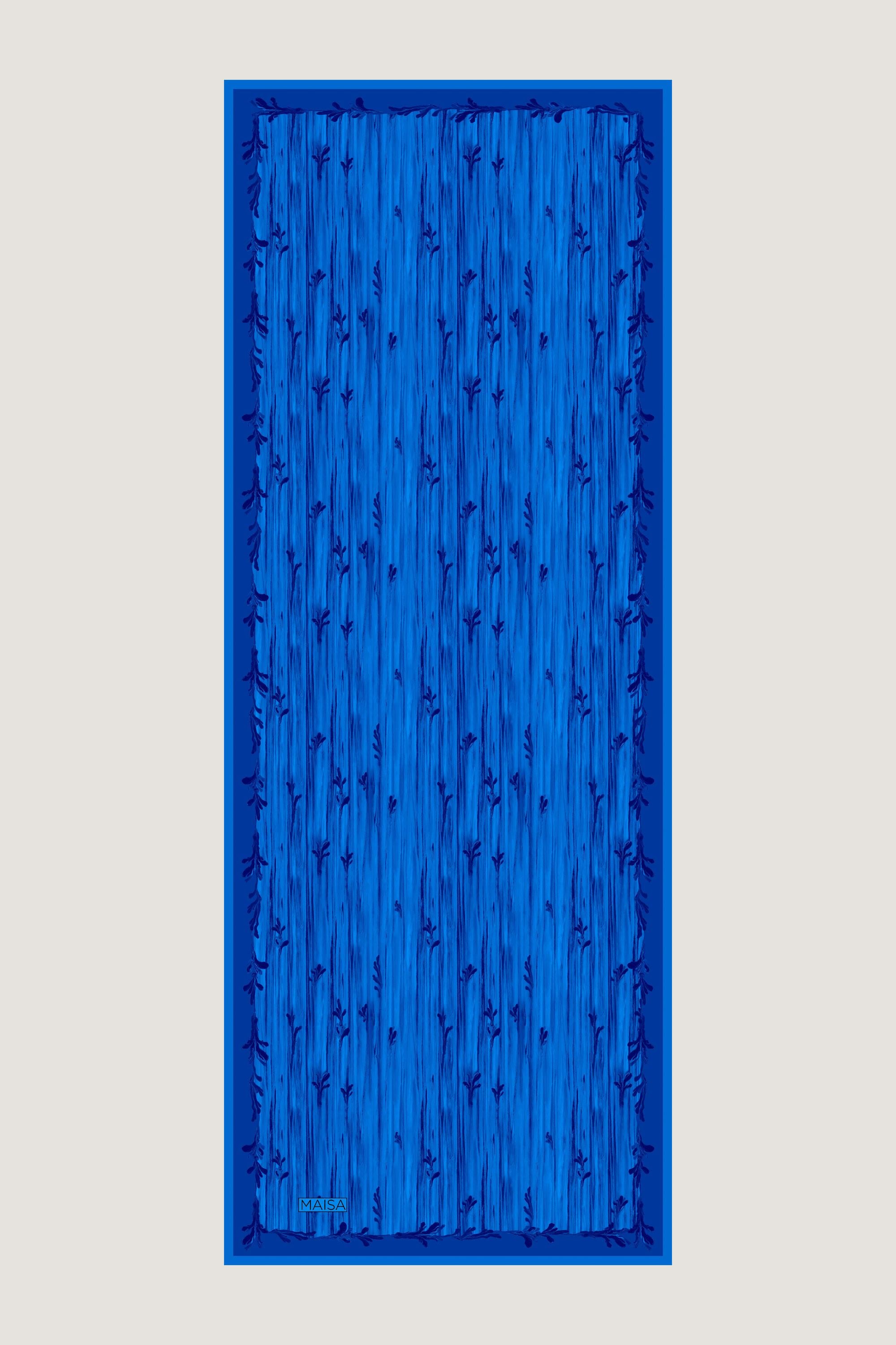 SUZEN FLOŞ VİSKON ŞAL 70*190 CM - SAKS