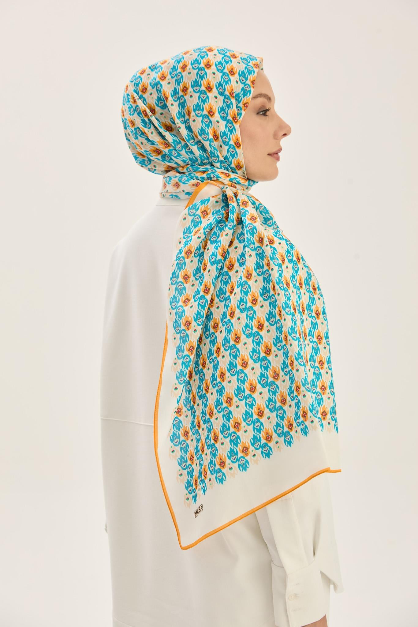 TAN FLOŞ VİSKON 70*190CM ŞAL - TURUNCU 