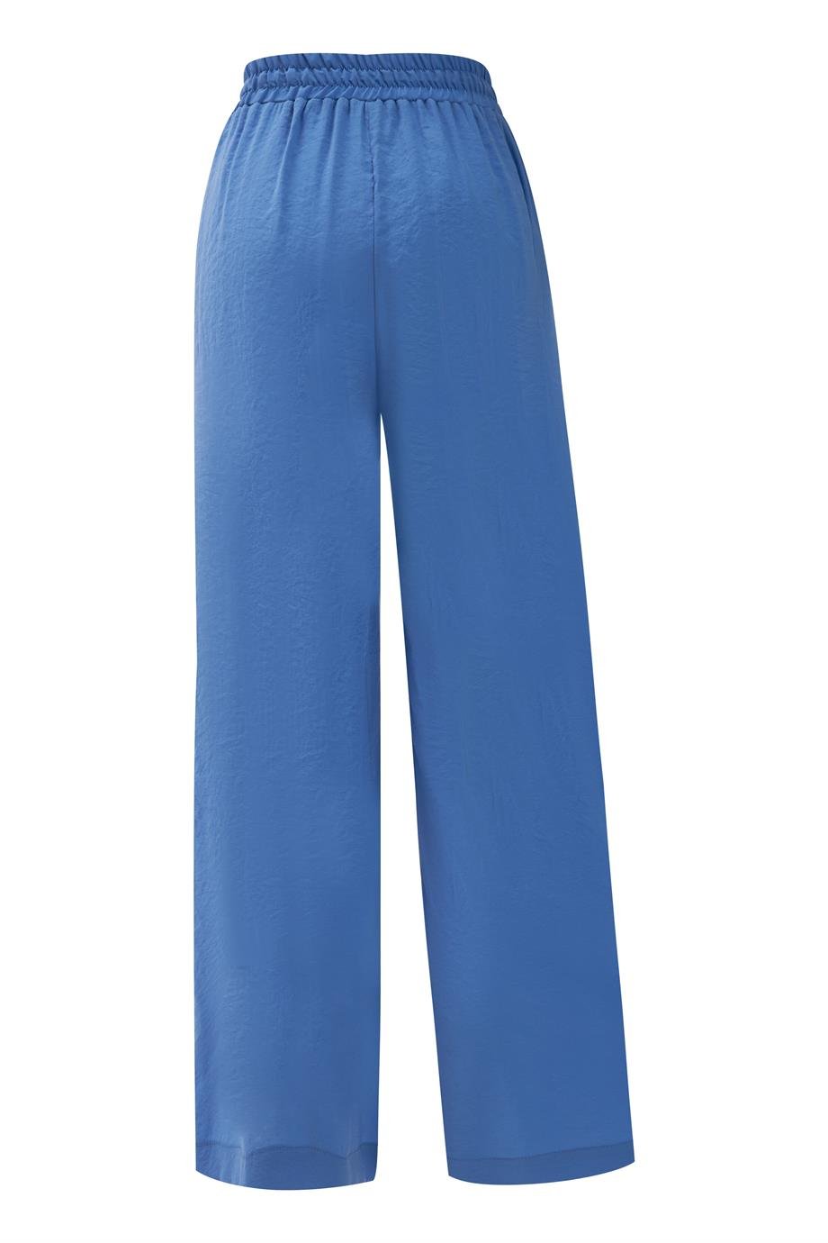 VUA BELİ LASTİKLİ PANTOLON - MAVİ