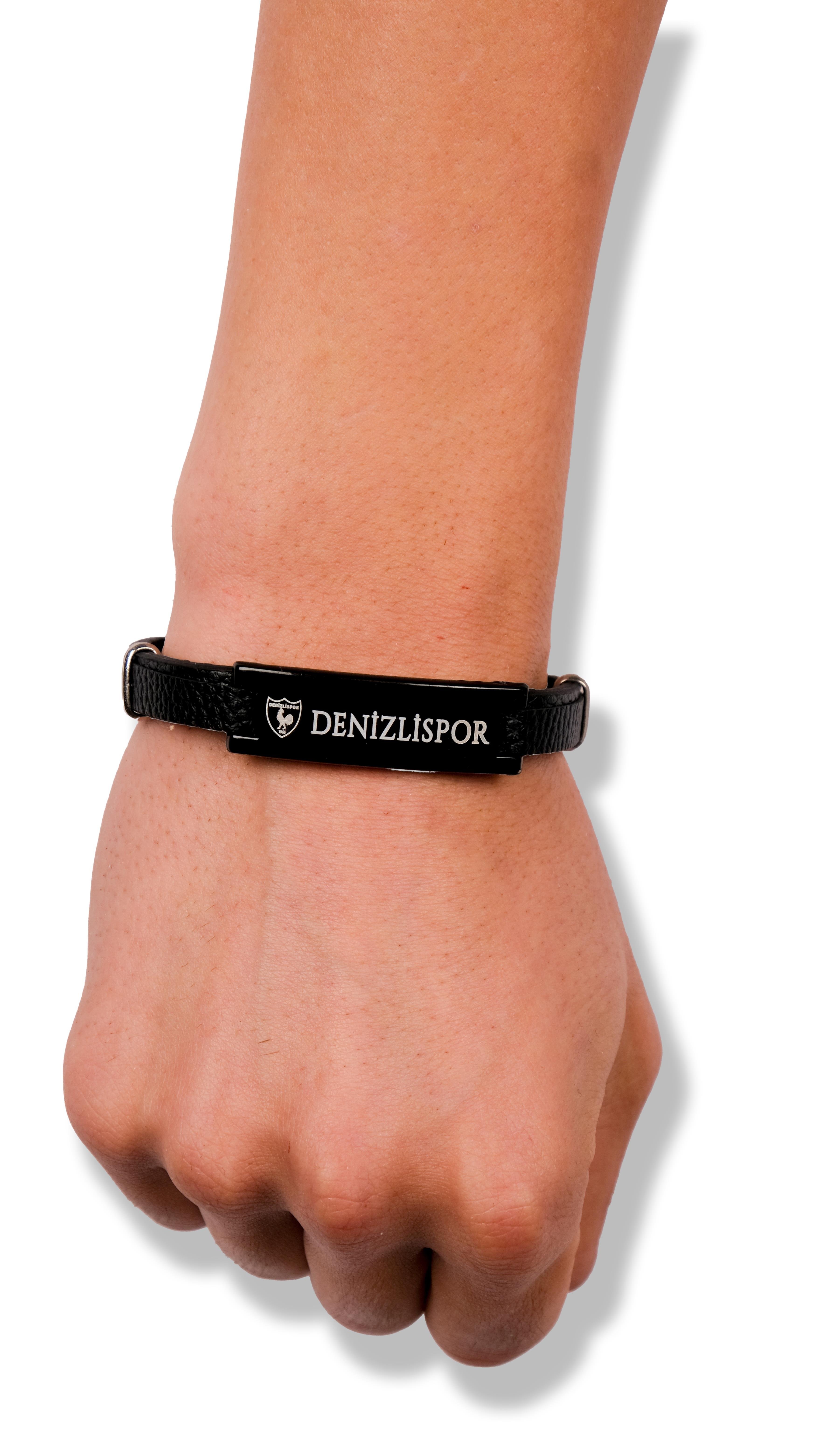 Denizlispor Bileklik siyah-beyaz