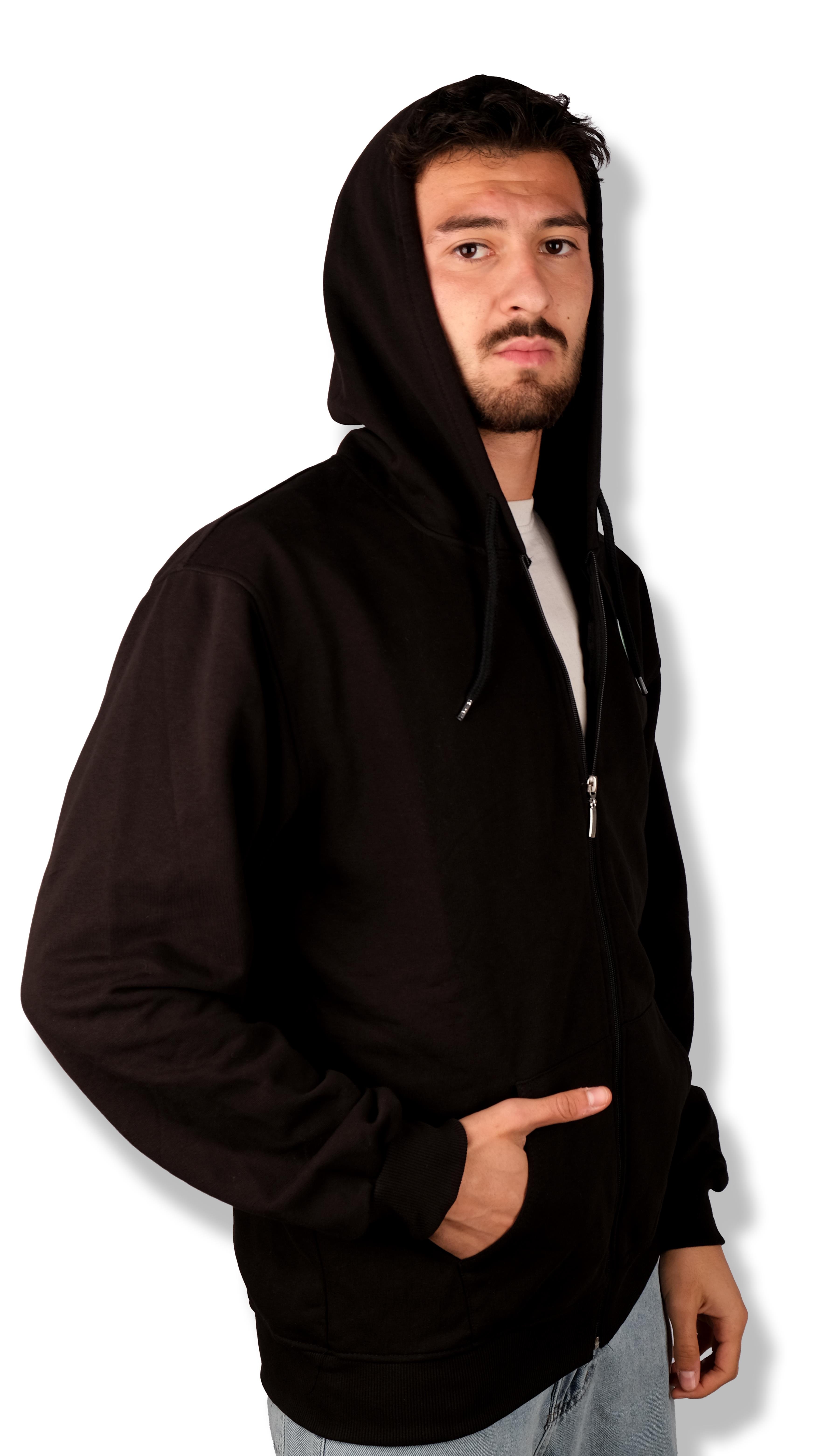 Denizlispor Fermuarlı Sweatshirt siyah