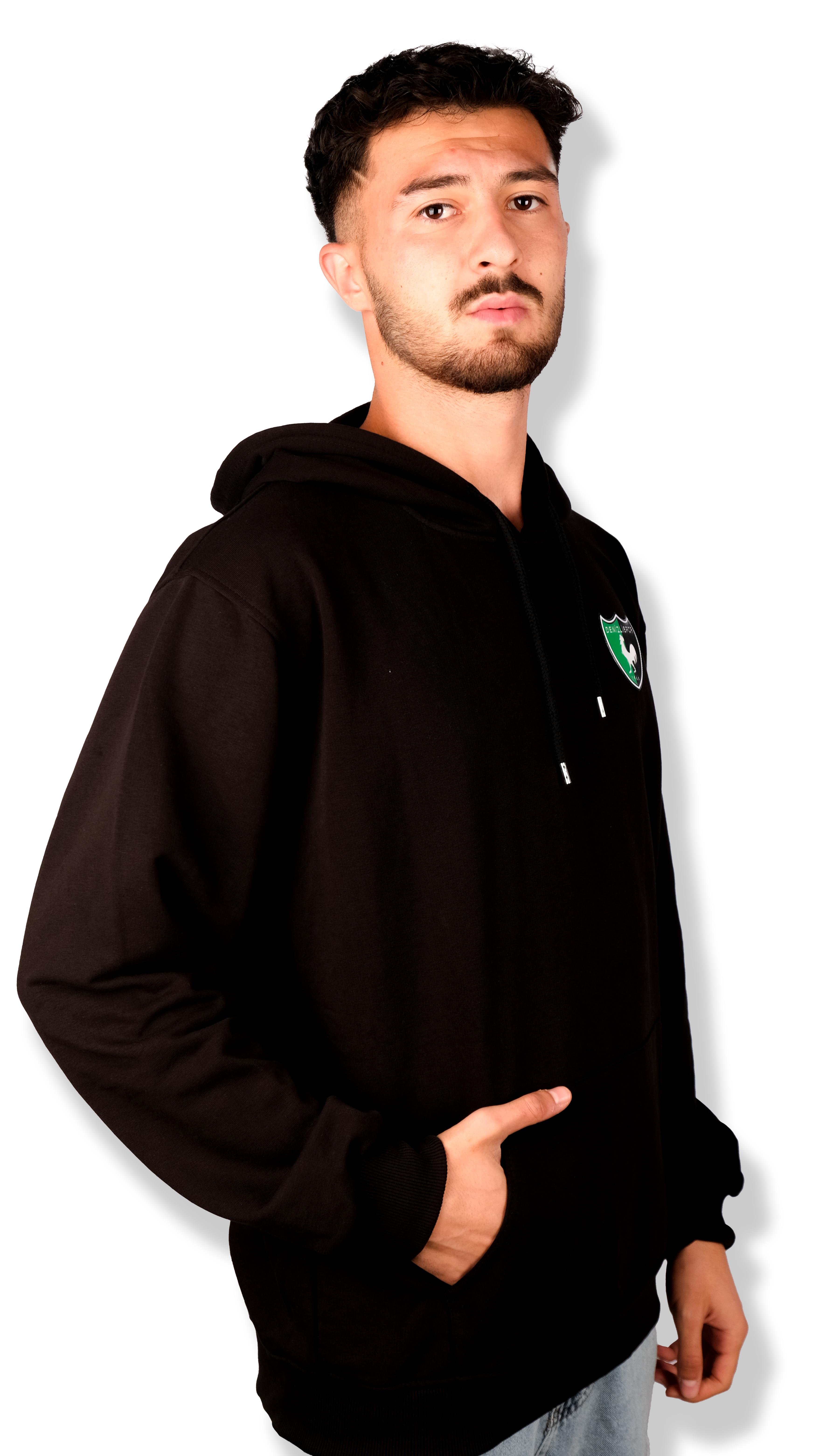 Denizlispor Sweatshirt kapşonlu siyah
