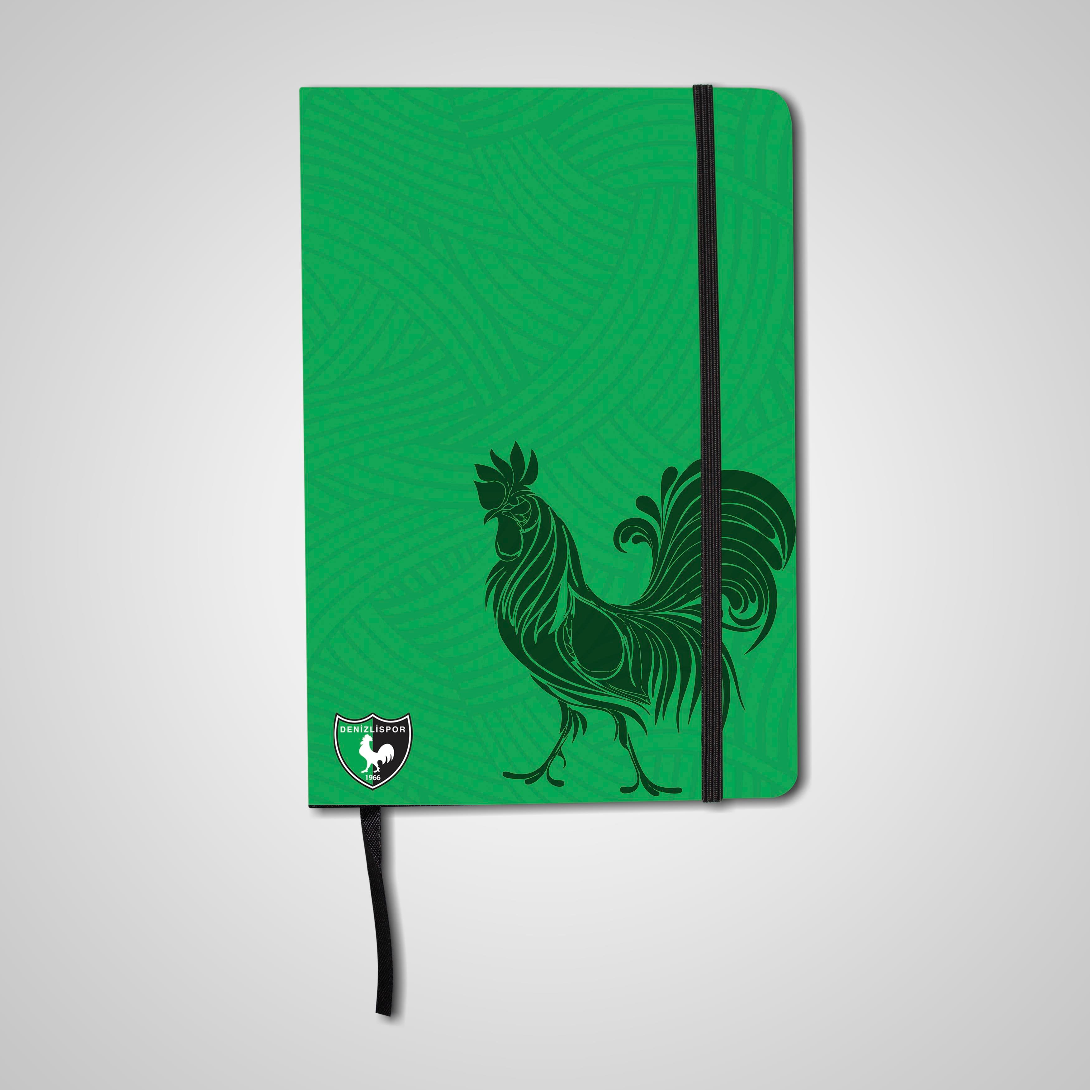 Denizlispor yeşil kapakli Bloknot 15x23 