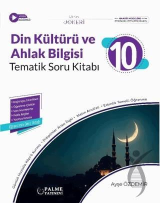 10. Sınıf Joker Din Kültürü ve Ahlak Bilgisi Tematik Soru Kitabı