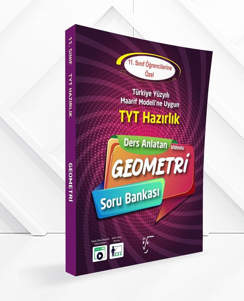 11. Sınıf TYT Hazırlık Ders Anlatan Geometri Soru Bankası