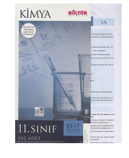 11. Sınıf Kimya BEST Çalışma Testi Kültür Yayıncılık