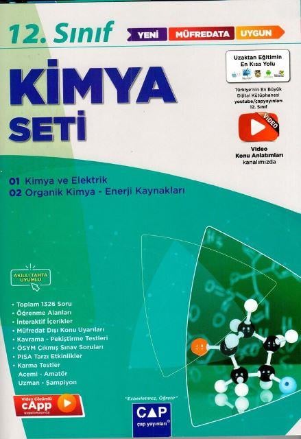 12. Sınıf Kimya Anadolu Seti