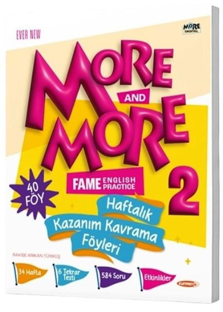 2. Sınıf More More Haftalık Kazanım Kavrama Föyleri 44 Föy