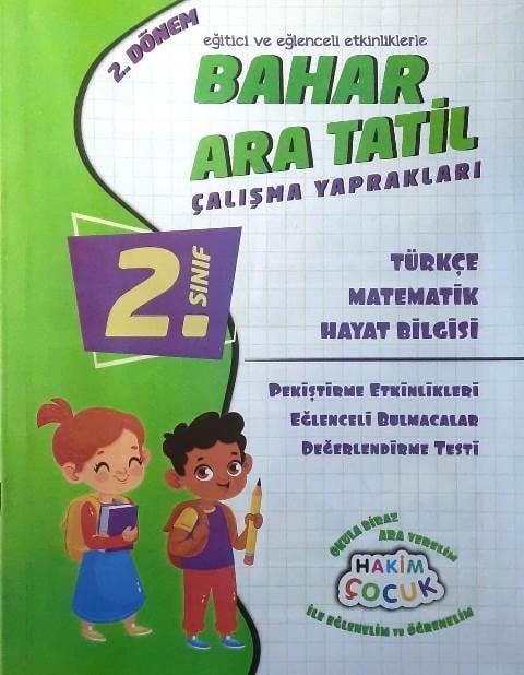 2. Sınıf 2. Dönem Bahar Ara Tatil Çalışma Yaprakları